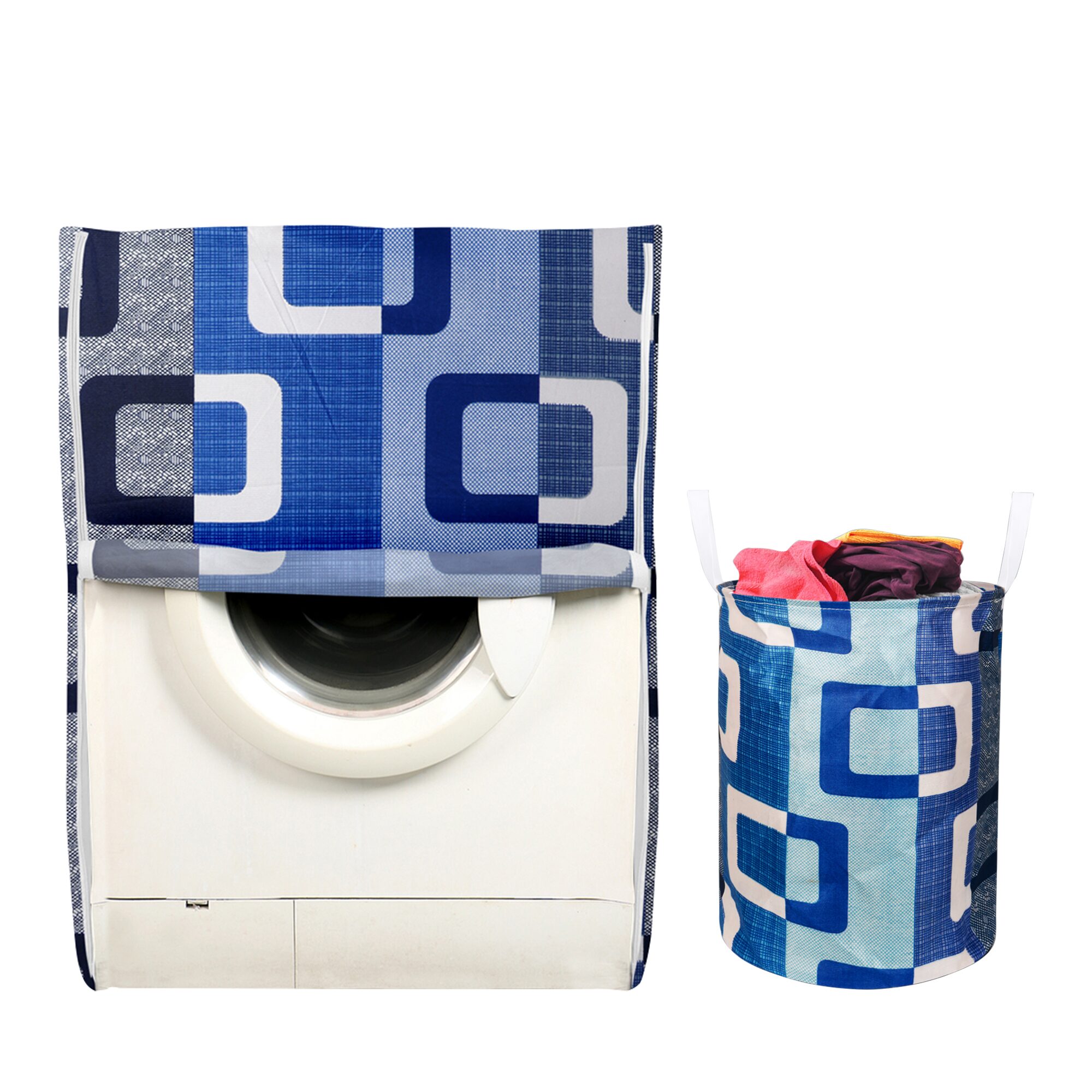 E-Retailer Combo of Polyester Top Load Washing Machine Cover And 1 Laundry Bag (Blue Set of 2)
E-Retailer Combo of Polyester Top Load Washing Machine Cover And 1 Laundry Bag (Blue Set of 2)