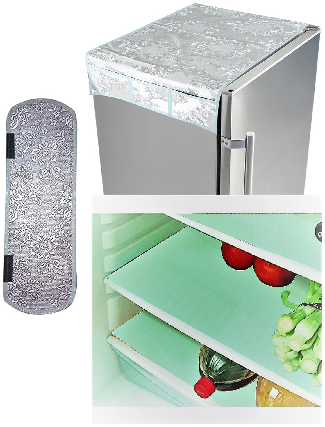 E-Retailer Combo of Refridgerator Cover(1 Pc) Fridge Handle Cover(1 Pc) Fridge Mat(3 Pcs)(Color-Multi Size- Universal)
E-Retailer Combo of Refridgerator Cover(1 Pc) Fridge Handle Cover(1 Pc) Fridge Mat(3 Pcs)(Color-Multi Size- Universal)
