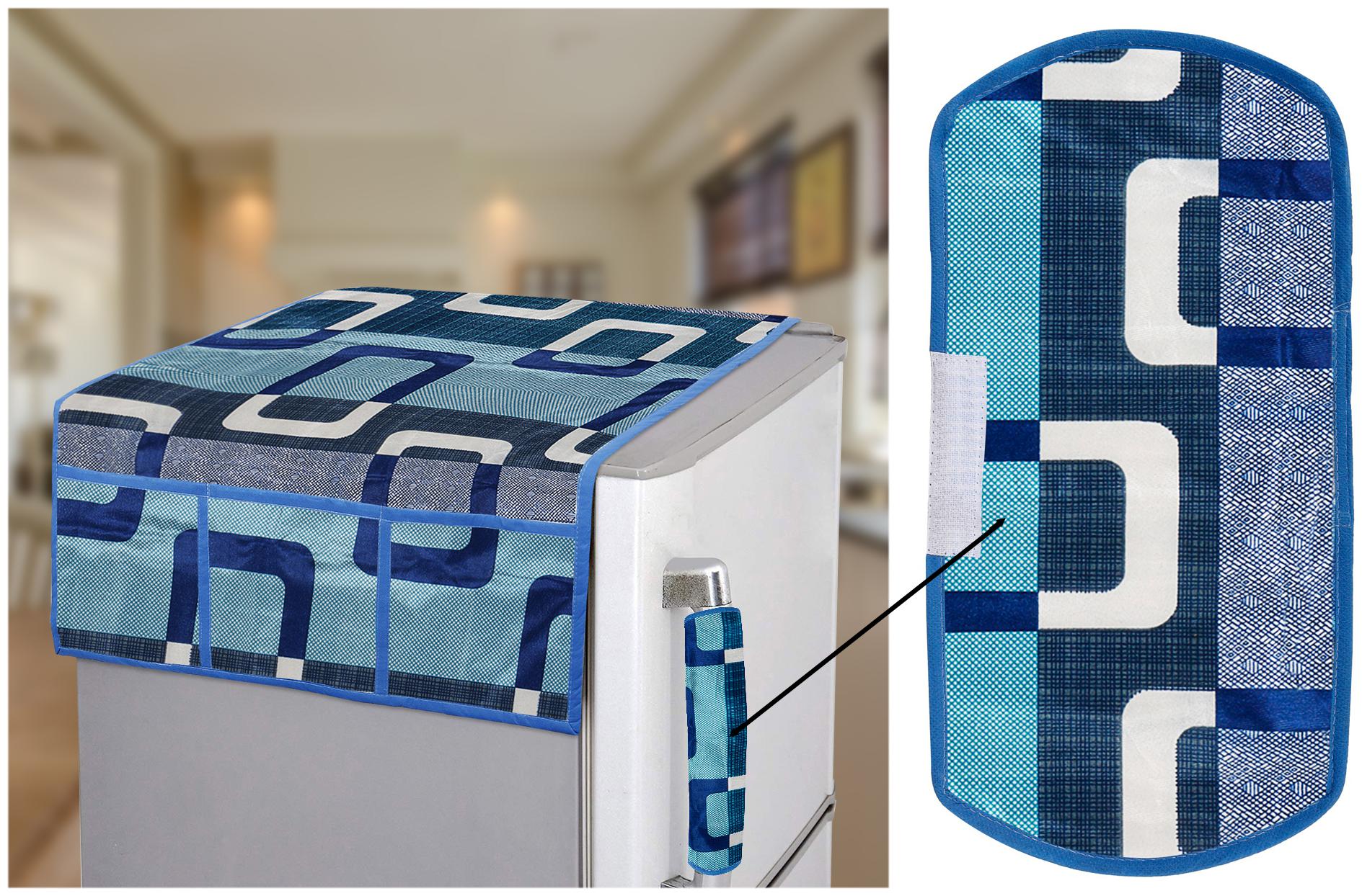 E-Retailer Combo Set of Polyester 3-Layered 1 Piece Fridge Top Coverand 1 Piece Fridge Handle Cover (Color-Blue Set of 2 Pc)
E-Retailer Combo Set of Polyester 3-Layered 1 Piece Fridge Top Coverand 1 Piece Fridge Handle Cover (Color-Blue Set of 2 Pc)