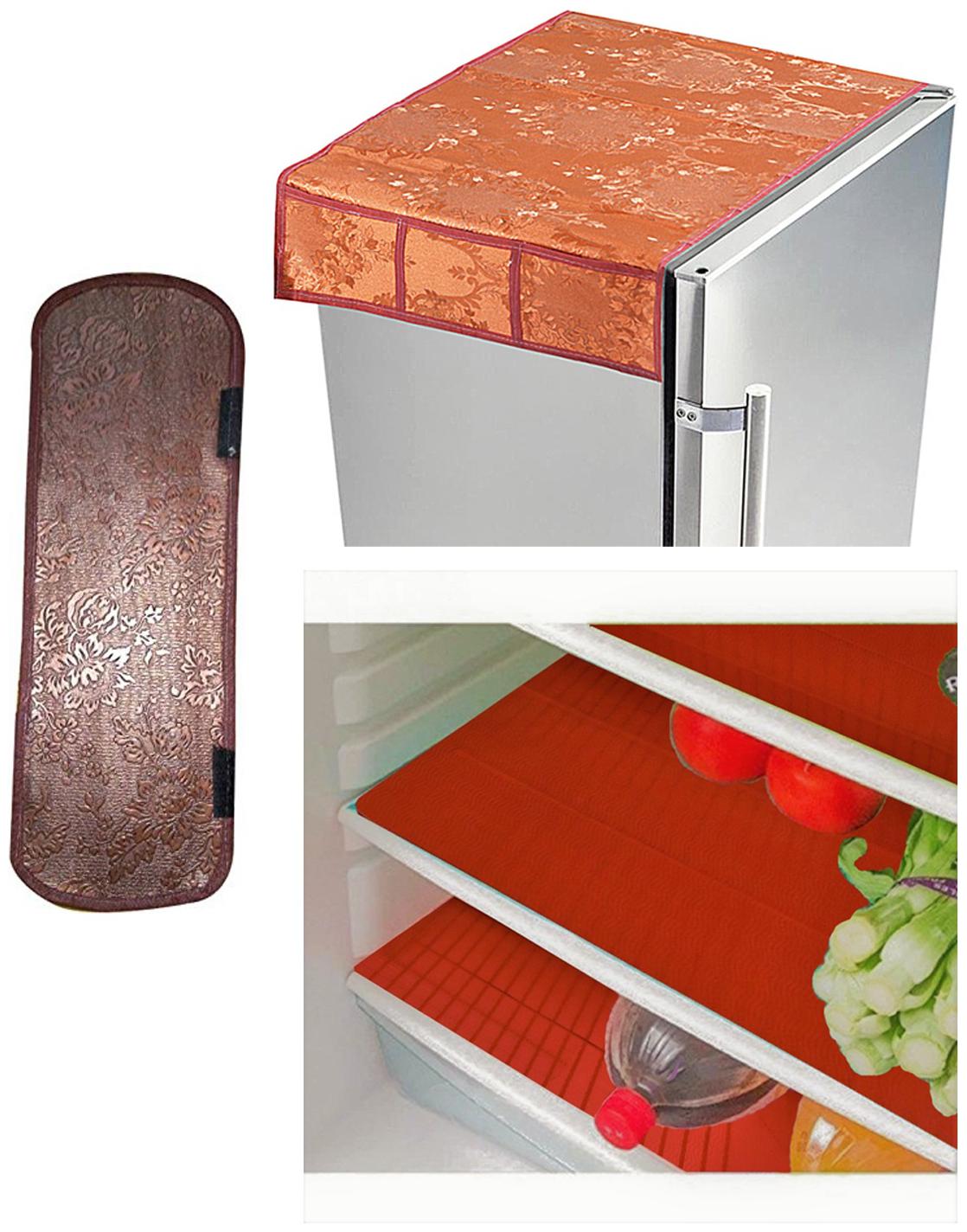 E-Retailer Combo of Refridgerator Cover(1 Pc) Fridge Handle Cover(1 Pc) Fridge Mat(3 Pcs)(Color-Multi Size- Universal)
E-Retailer Combo of Refridgerator Cover(1 Pc) Fridge Handle Cover(1 Pc) Fridge Mat(3 Pcs)(Color-Multi Size- Universal)