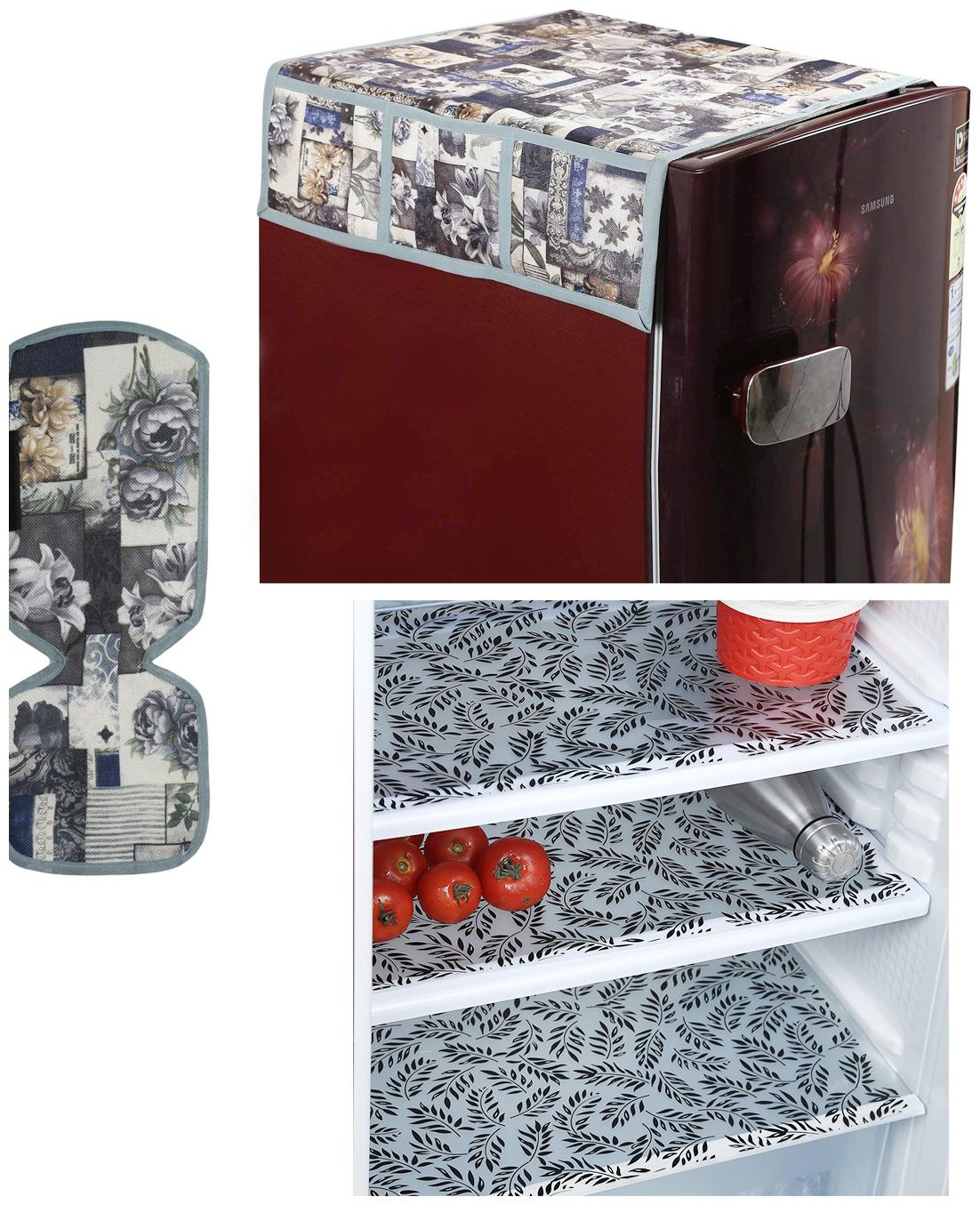 E-Retailer Combo of Refridgerator Cover(1 Pc) Fridge Handle Cover(1 Pc) Fridge Mat(3 Pcs)(Color-Multi Size- Universal)
E-Retailer Combo of Refridgerator Cover(1 Pc) Fridge Handle Cover(1 Pc) Fridge Mat(3 Pcs)(Color-Multi Size- Universal)