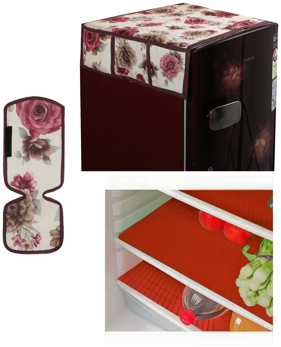 E-Retailer Combo of Refridgerator Cover(1 Pc) Fridge Handle Cover(1 Pc) Fridge Mat(3 Pcs)(Color-Multi Size- Universal)
E-Retailer Combo of Refridgerator Cover(1 Pc) Fridge Handle Cover(1 Pc) Fridge Mat(3 Pcs)(Color-Multi Size- Universal)