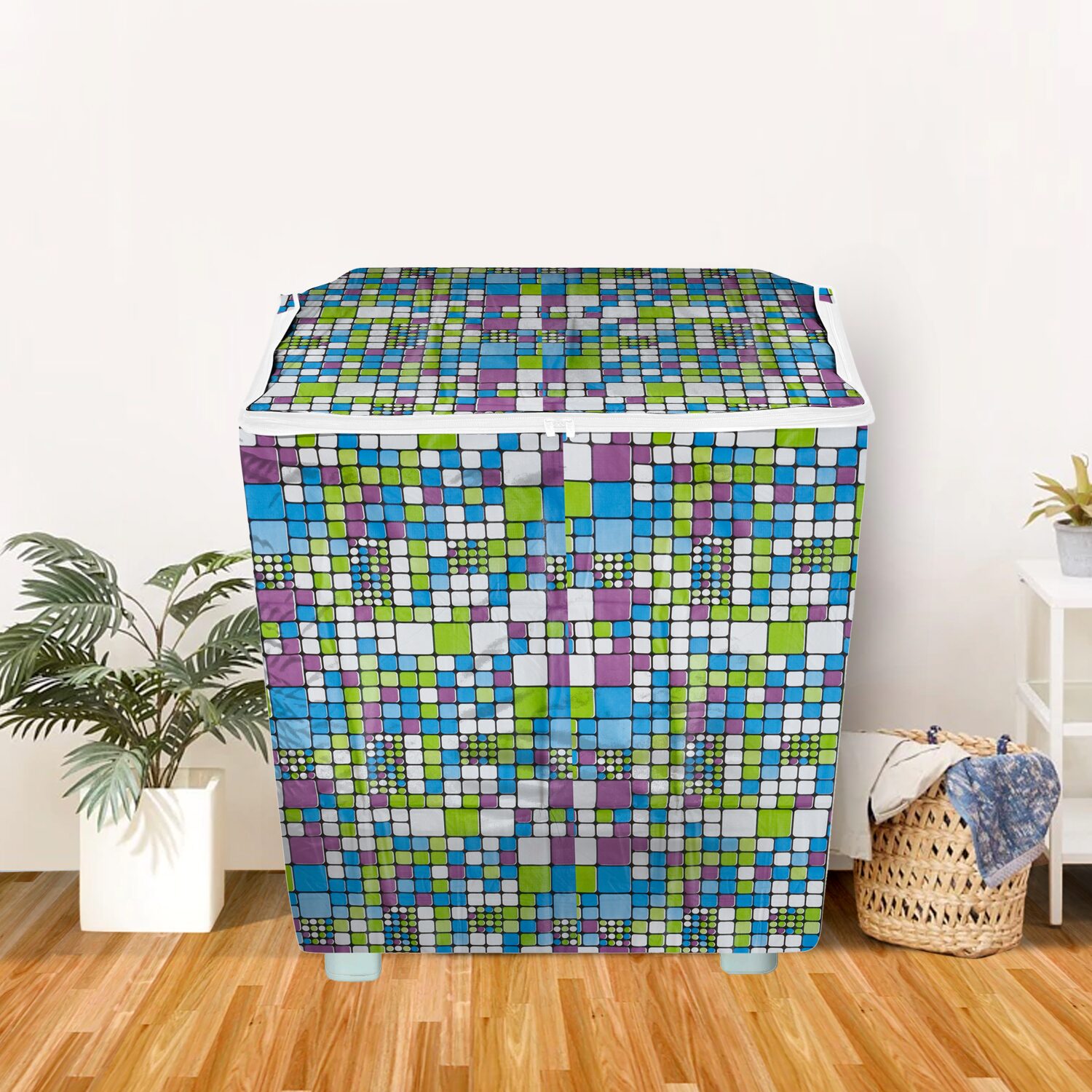 E-Retailer PVC Waterproof Semi-Automatic Washing Machine Cover Suitable For 5KG To 7 5KG
E-Retailer PVC Waterproof Semi-Automatic Washing Machine Cover Suitable For 5KG To 7 5KG