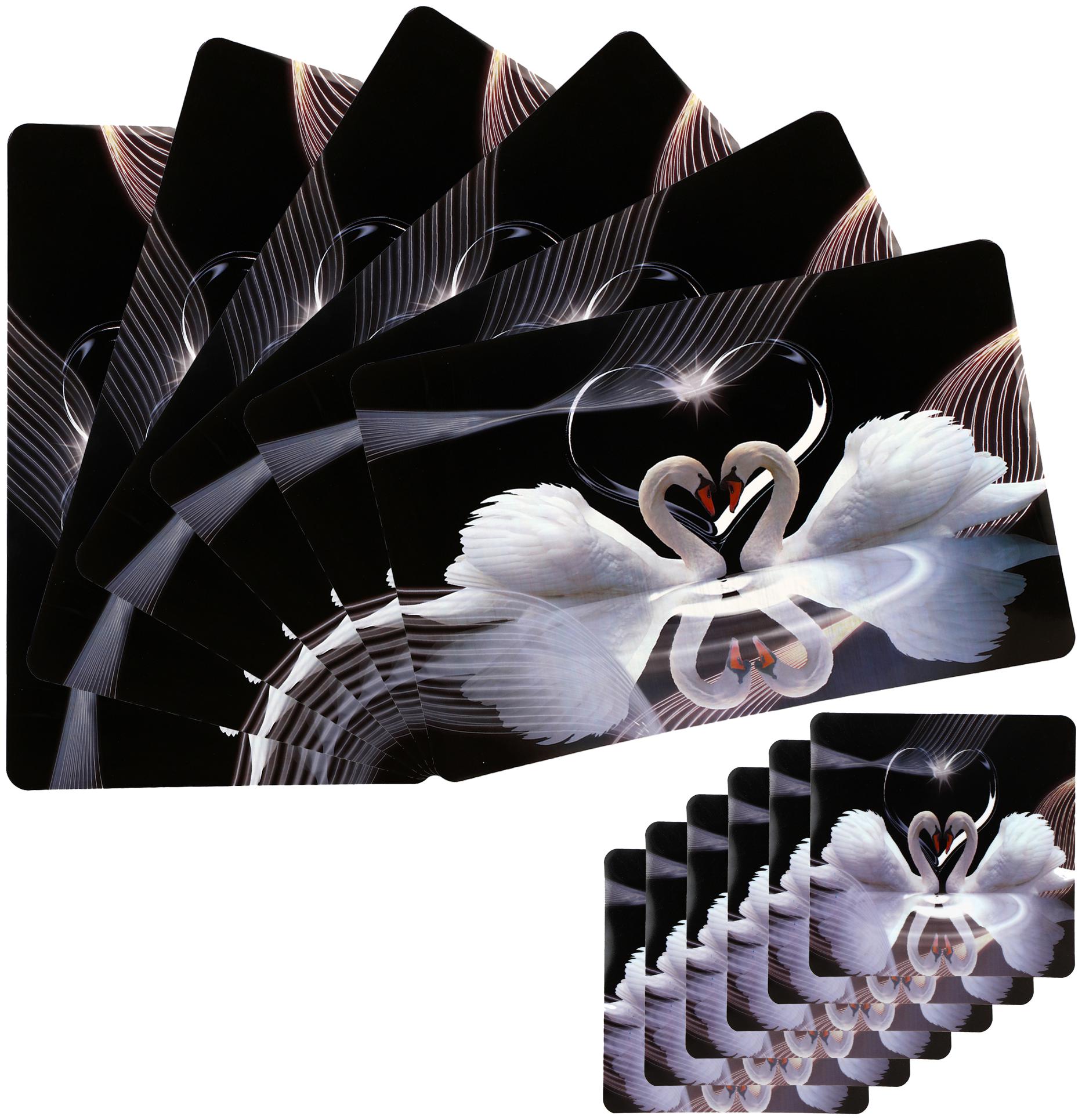 E-Retailer Premium Quality Table Placemats With Coasters Swan Design (6 Placemats 6 Coasters)
E-Retailer Premium Quality Table Placemats With Coasters Swan Design (6 Placemats 6 Coasters)