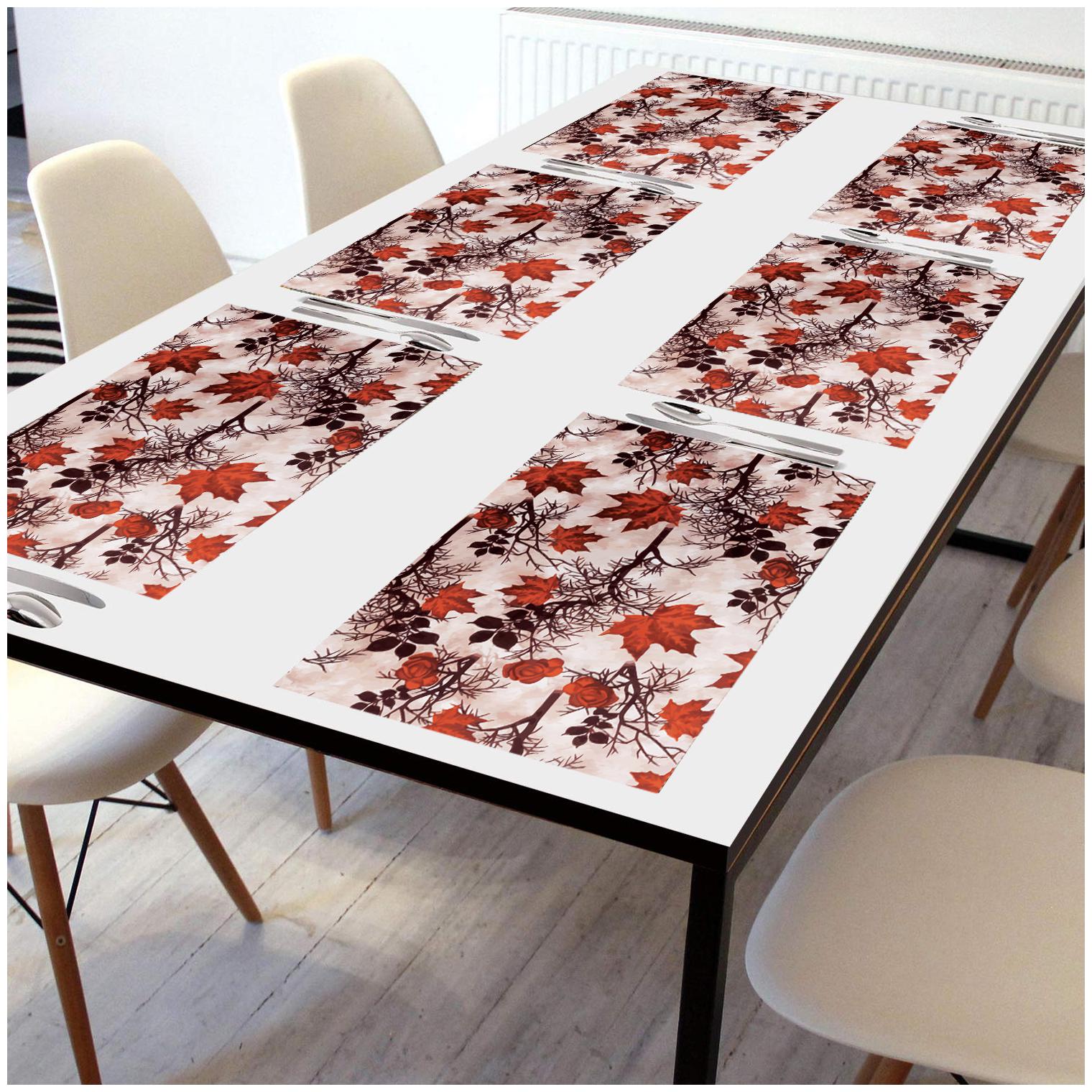 E-Retailer PVC Waterproof Table Mats (Brown Size 17 5x11 5 inch Set of 6)
E-Retailer PVC Waterproof Table Mats (Brown Size 17 5x11 5 inch Set of 6)
