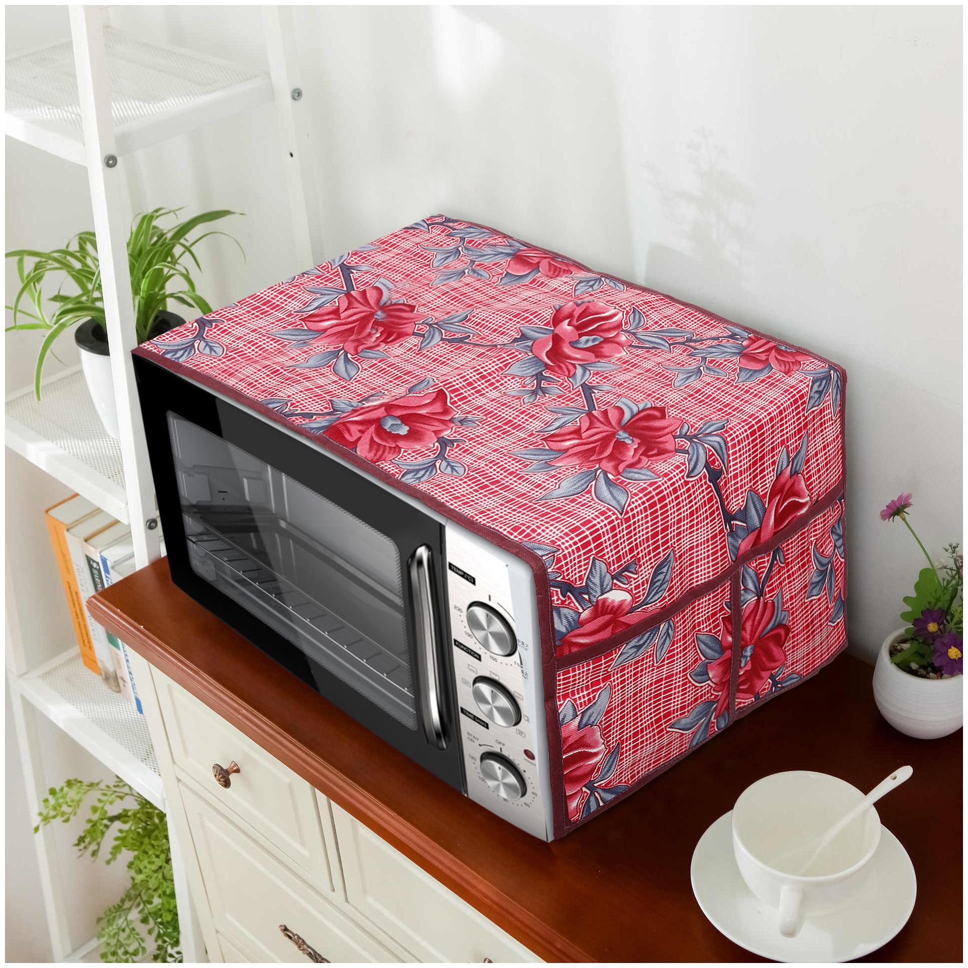 E-Retailer Polyester 3-Layered Microwave-Oven Top Cover With 4 Pockets (Color- Red Size-36x14 Inches)
E-Retailer Polyester 3-Layered Microwave-Oven Top Cover With 4 Pockets (Color- Red Size-36x14 Inches)