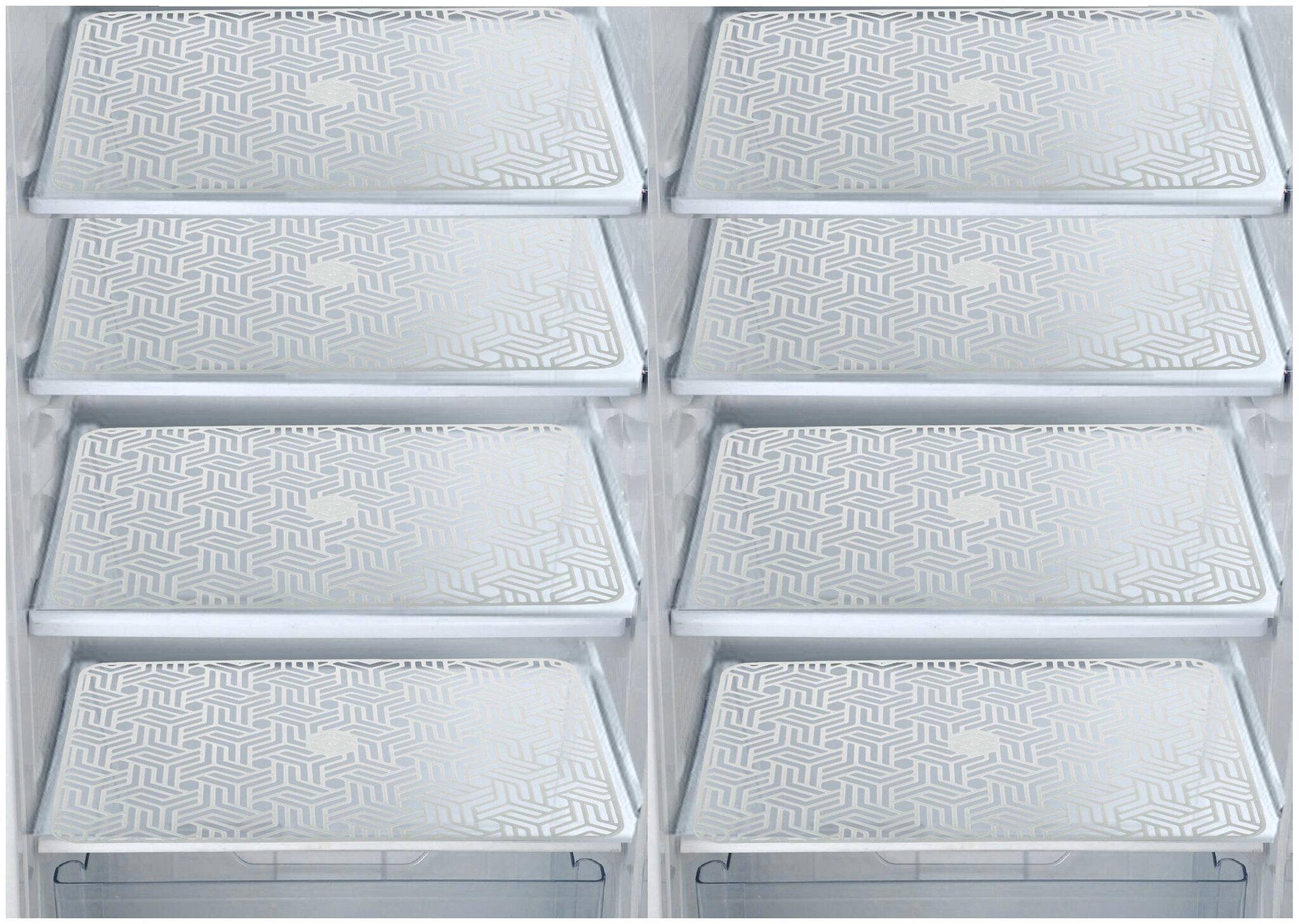 E-Retailer Waterproof PVC Refrigerator Drawer Mats Fridge Mats Multi Purpose Mats (White Set of 8)
E-Retailer Waterproof PVC Refrigerator Drawer Mats Fridge Mats Multi Purpose Mats (White Set of 8)
