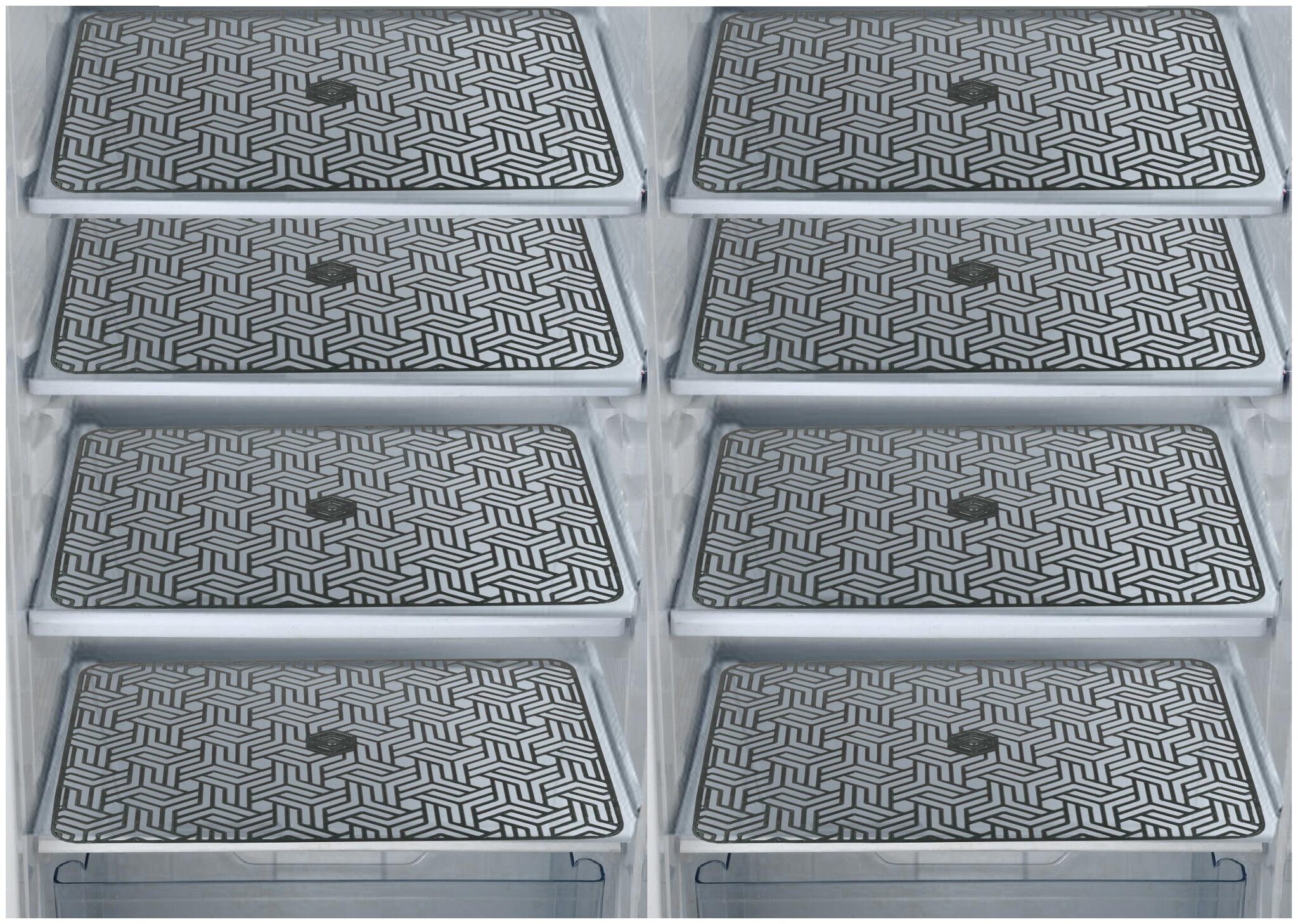 E-Retailer Waterproof PVC Refrigerator Drawer Mats Fridge Mats Multi Purpose Mats (Grey Set of 8)
E-Retailer Waterproof PVC Refrigerator Drawer Mats Fridge Mats Multi Purpose Mats (Grey Set of 8)