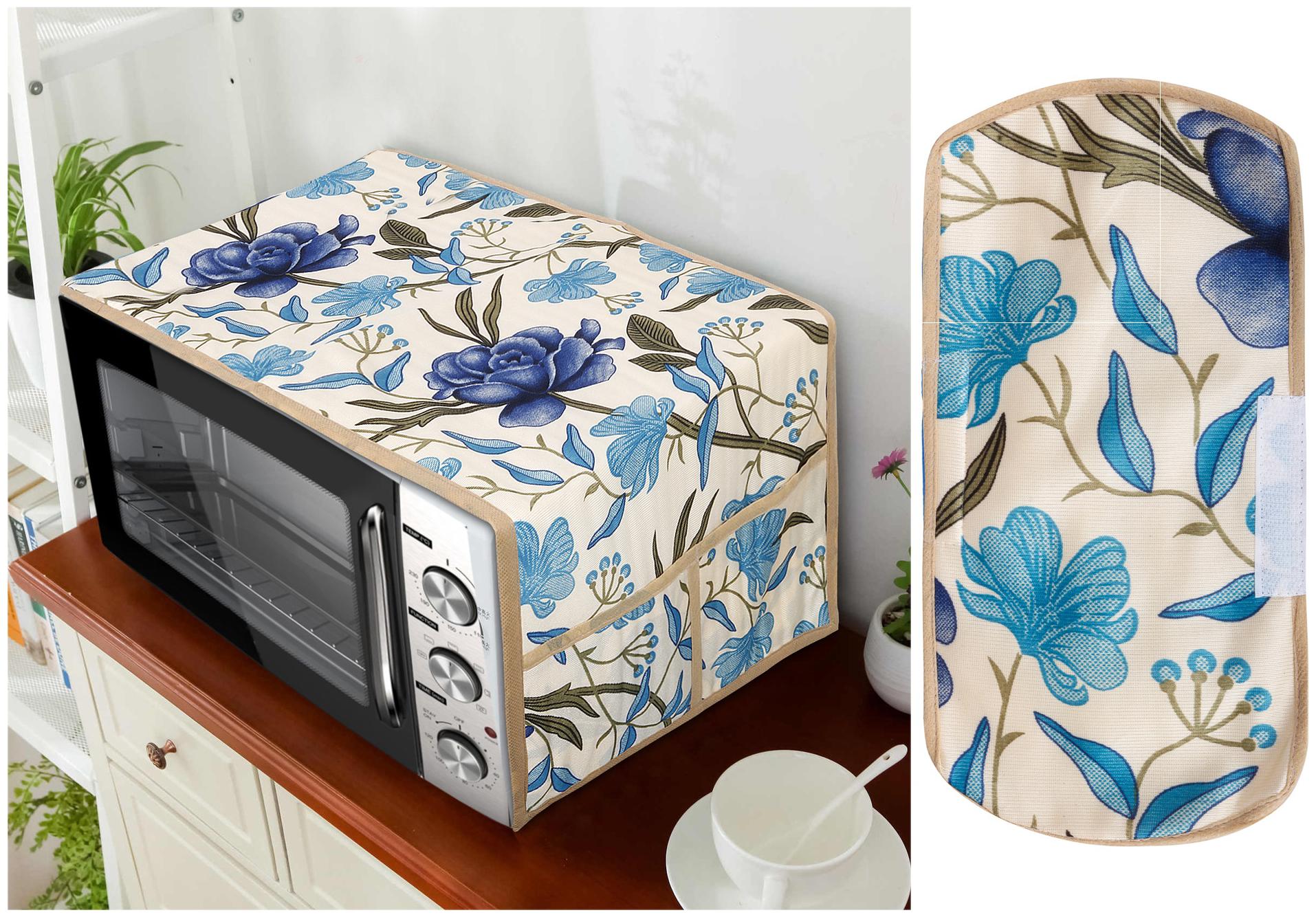 E-RetailerCombo Polyester 3-Layered Microwave-Oven Top Cover With 4 Pockets And 1 Piece of Multipurpose Handle Cover Size-36x14 Inches (Blue Set of 2)
E-RetailerCombo Polyester 3-Layered Microwave-Oven Top Cover With 4 Pockets And 1 Piece of Multipurpose Handle Cover Size-36x14 Inches (Blue Set of 2)