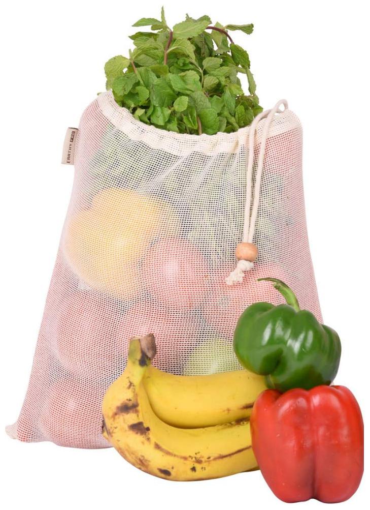 Earthy Fab 100 Cotton Fridge Storage Bag for Vegetables and Fruits Mesh Net Fabric Multipurpose Reusable Eco Friendly Set of 12
Earthy Fab 100 Cotton Fridge Storage Bag for Vegetables and Fruits Mesh Net Fabric Multipurpose Reusable Eco Friendly Set of 12