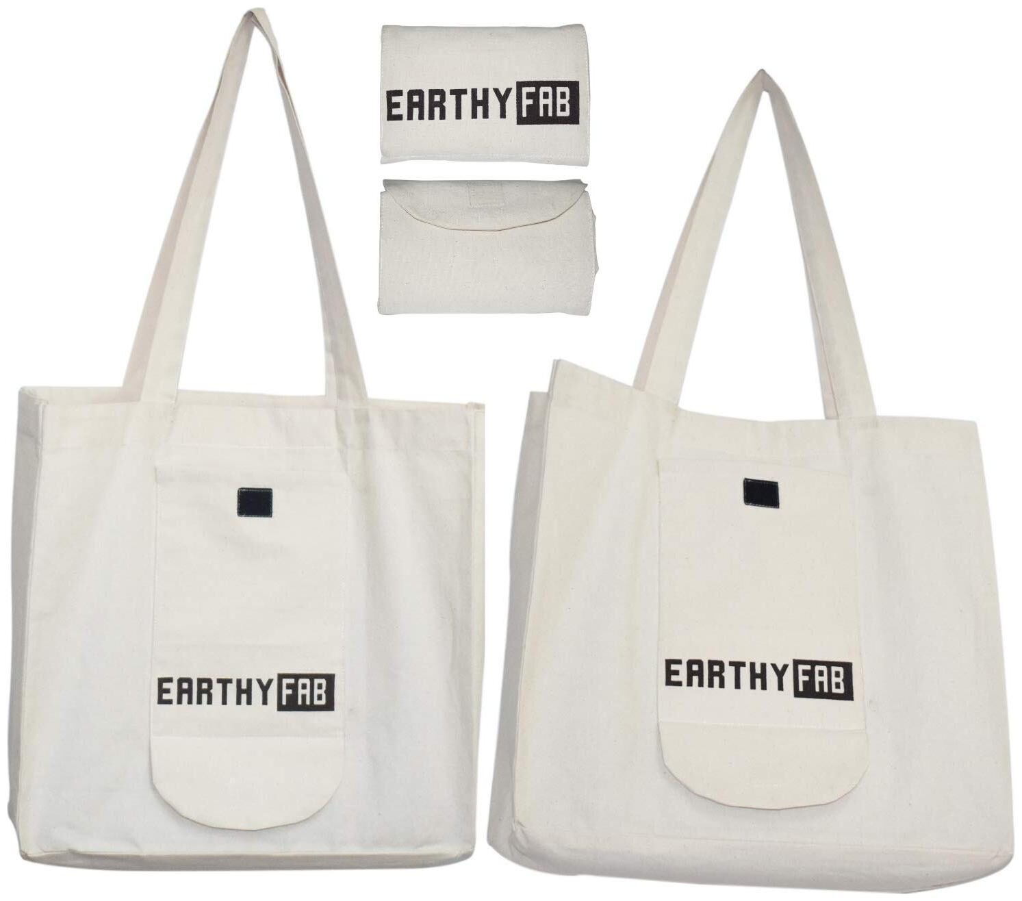 Earthy Fab Cotton Foldable Shopping Bags for Grocery Pack of 2 Unisex Planet Friendly
Earthy Fab Cotton Foldable Shopping Bags for Grocery Pack of 2 Unisex Planet Friendly