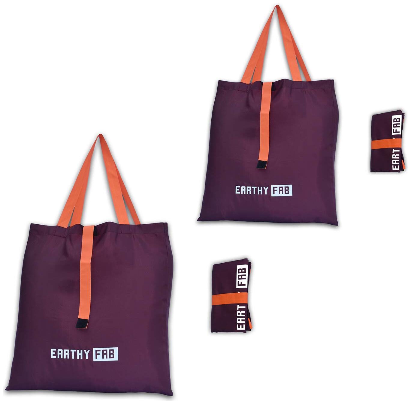 Earthy Fab Foldable Shopping Bag - Folds to Pocket Size Tote Grocery Shoulder Handbag Travel Bag
Earthy Fab Foldable Shopping Bag - Folds to Pocket Size Tote Grocery Shoulder Handbag Travel Bag