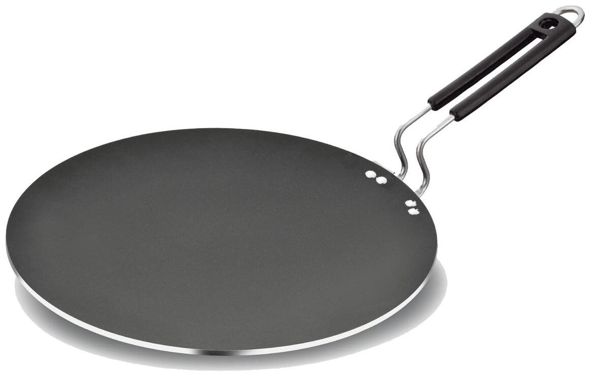 Excel Hard Anodized Deluxe Tawa with Griddle Handle 10 5 inch Diameter 4 8 mm Thickness
Excel Hard Anodized Deluxe Tawa with Griddle Handle 10 5 inch Diameter 4 8 mm Thickness
