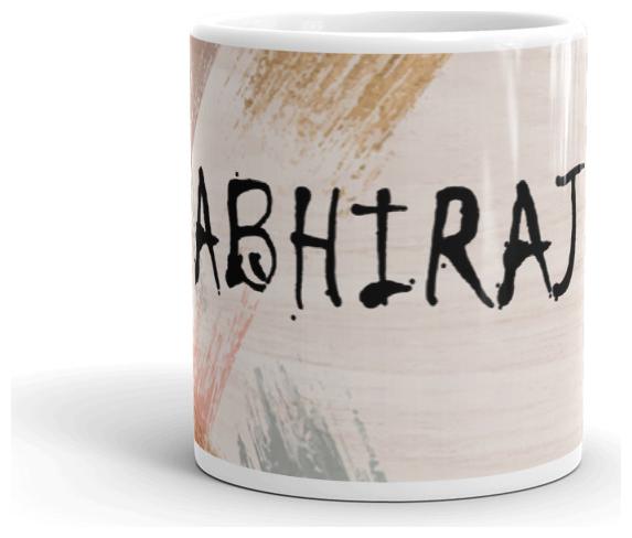 Exquild Multicolour Ceramic Abhiraj Texture Wood Design Name Theme Microwave Safe Milk Coffee Tea Mug Beverage Mug With Handle-(350ml)
Exquild Multicolour Ceramic Abhiraj Texture Wood Design Name Theme Microwave Safe Milk Coffee Tea Mug Beverage Mug With Handle-(350ml)