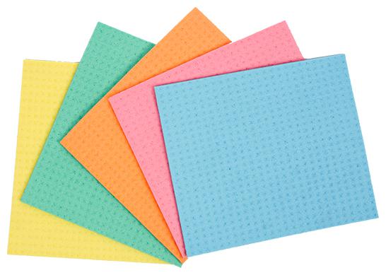 Fablas Cellulose Cleaning Sponge - Wipe n Shine Sponge Mop 18cm x 20 5cm Multicolour - Pack of 5 
Fablas Cellulose Cleaning Sponge - Wipe n Shine Sponge Mop 18cm x 20 5cm Multicolour - Pack of 5