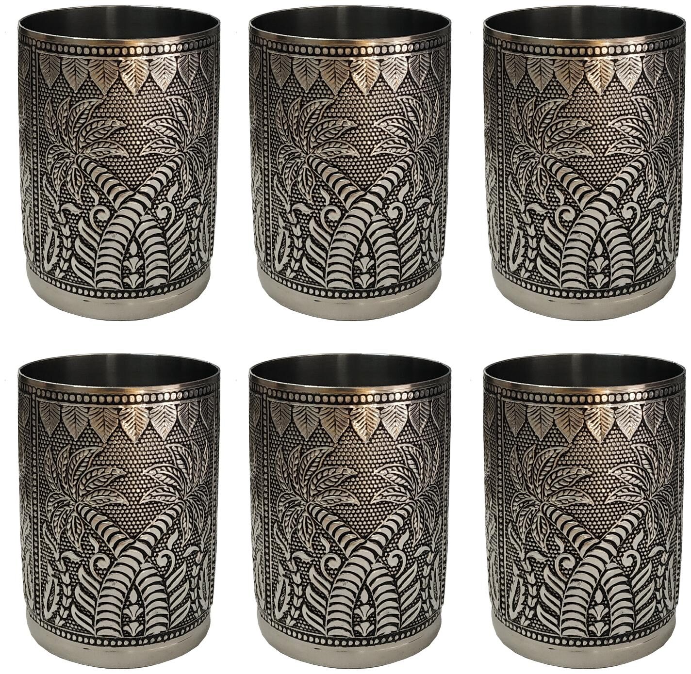 Fancy Designer Stainless Steel Drinking Glass SS 200 ml Drinking Serving Glass Juice SS Glass Stainless Steel Water Glass (Set of 6)
Fancy Designer Stainless Steel Drinking Glass SS 200 ml Drinking Serving Glass Juice SS Glass Stainless Steel Water Glass (Set of 6)