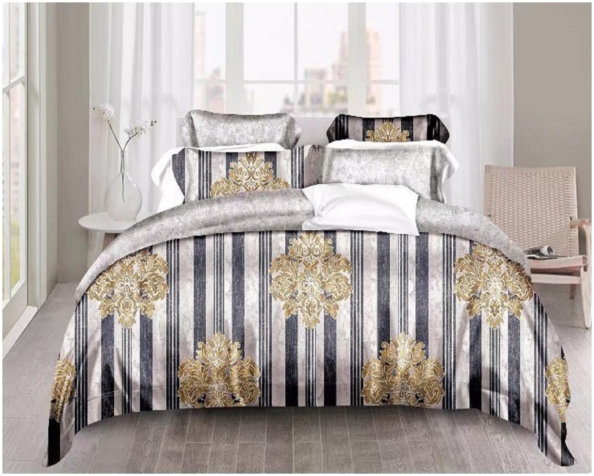 Fitted Bedsheet Queen Size (3 Pcs Set 1 Engage Queen Fitted Double Bedsheet with 2 pillow Covers)
Fitted Bedsheet Queen Size (3 Pcs Set 1 Engage Queen Fitted Double Bedsheet with 2 pillow Covers)