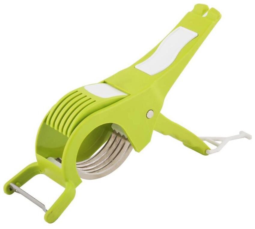 Floraware Veg Cutter Sharp Stainless Steel 5 Blade Vegetable Cutter with Peeler 2 in 1 Vegetable Fruit Grater Slicer
Floraware Veg Cutter Sharp Stainless Steel 5 Blade Vegetable Cutter with Peeler 2 in 1 Vegetable Fruit Grater Slicer