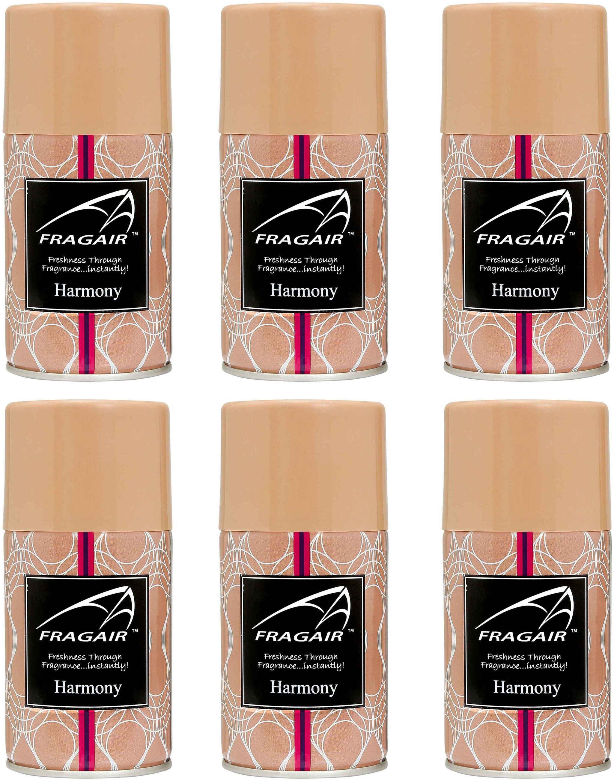 Fragair Air Freshener Refills for Automatic Dispensers Harmony Pack of 6 (250ml each)
Fragair Air Freshener Refills for Automatic Dispensers Harmony Pack of 6 (250ml each)