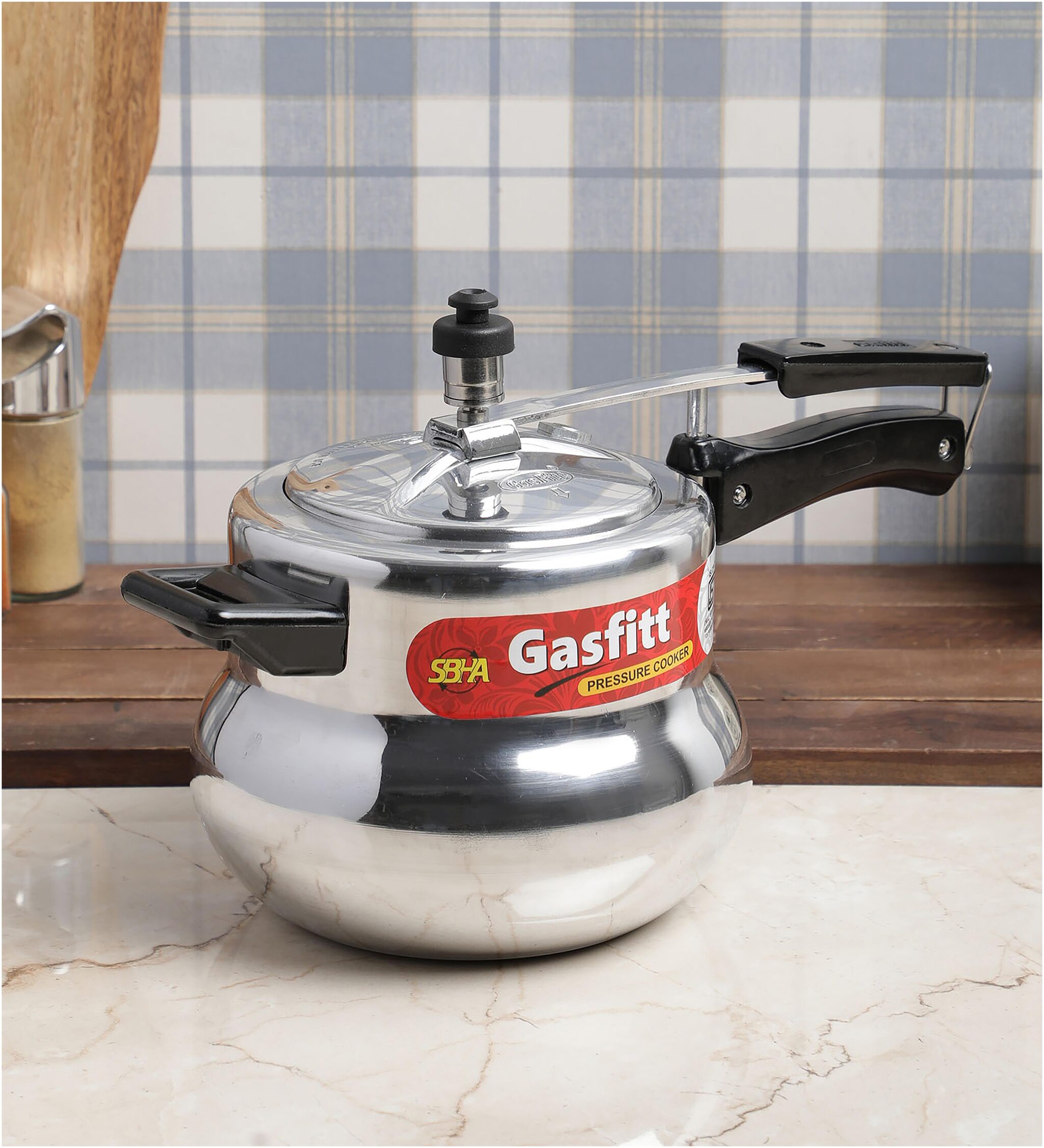 Gasfitt Handiya Aluminium 3 5 L Pressure Cooker-Inner Lid
Gasfitt Handiya Aluminium 3 5 L Pressure Cooker-Inner Lid