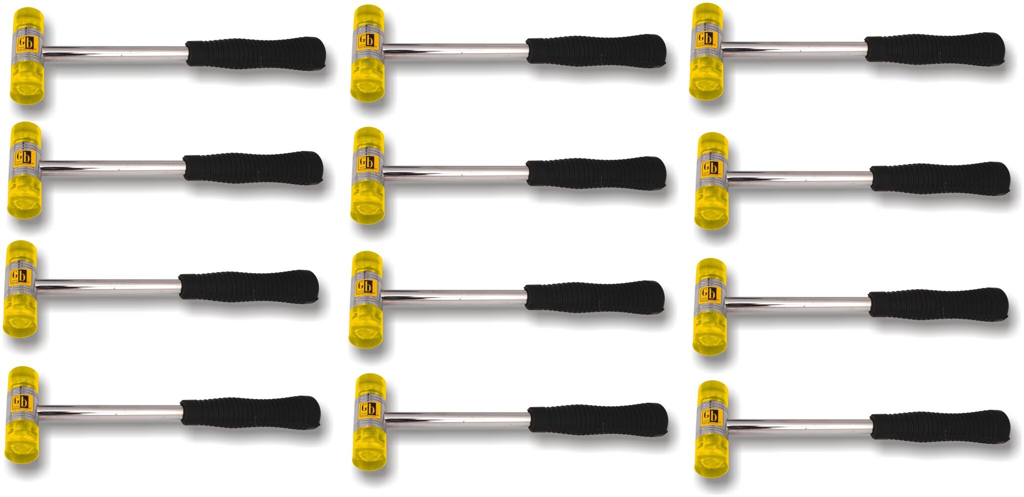 GB Tools - Soft Faced Plastic Hammers with Handle (Size - 25MM) (Pack of 12 pcs)
GB Tools - Soft Faced Plastic Hammers with Handle (Size - 25MM) (Pack of 12 pcs)