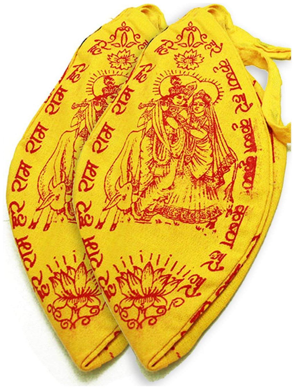 Maalgodam Pack of 2 Radha Krishna Gaumukhi Japa Pooja Yantra Kit Gomukhi Pooja Jap Mala Bag
Maalgodam Pack of 2 Radha Krishna Gaumukhi Japa Pooja Yantra Kit Gomukhi Pooja Jap Mala Bag