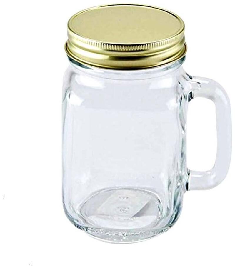 Glass Square Base Jar with Handle and Container with Rust-Proof Air-Tight Lid - 500 ml Glass Fridge Container Grocery Container Milk Container Oil Container
Glass Square Base Jar with Handle and Container with Rust-Proof Air-Tight Lid - 500 ml Glass Fridge Container Grocery Container Milk Container Oil Container