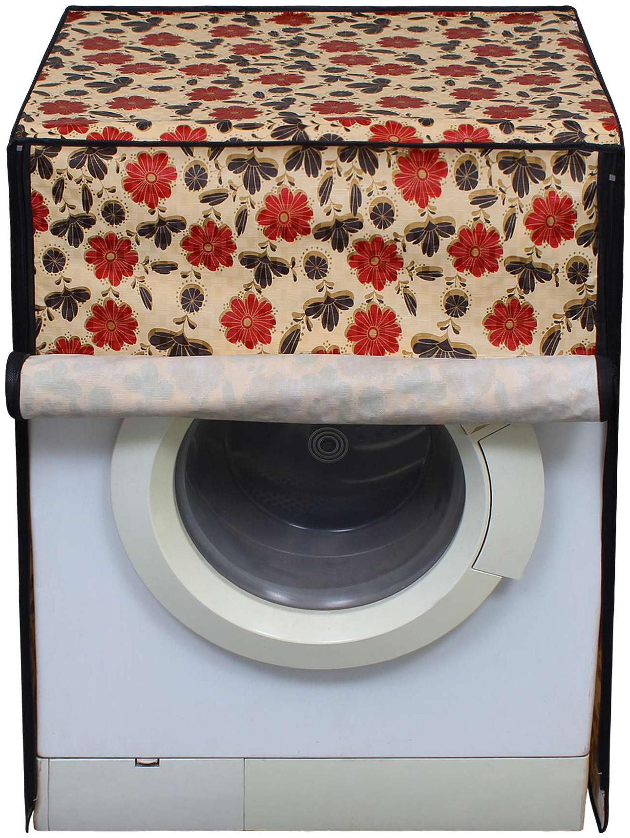 Glassiano Flower Printed Washing Machine Cover For Bosch 8 kg WAT24168IN Fully Automatic Front Loading Washing Machine 
Glassiano Flower Printed Washing Machine Cover For Bosch 8 kg WAT24168IN Fully Automatic Front Loading Washing Machine