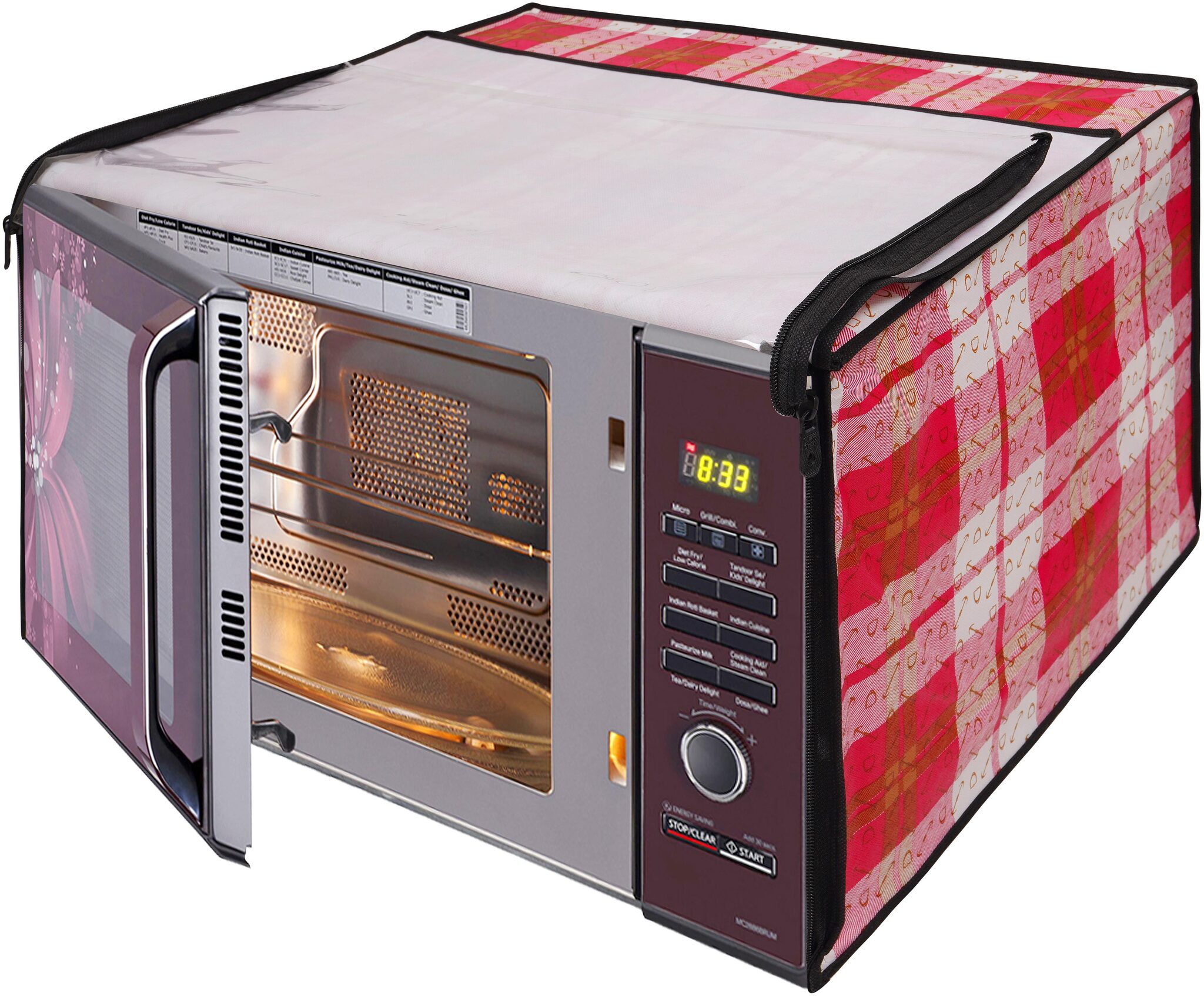 Glassiano Grey colored Printed Microwave Oven Cover for Bajaj 17 Liters Solo Microwave Oven 1701 MT
Glassiano Grey colored Printed Microwave Oven Cover for Bajaj 17 Liters Solo Microwave Oven 1701 MT