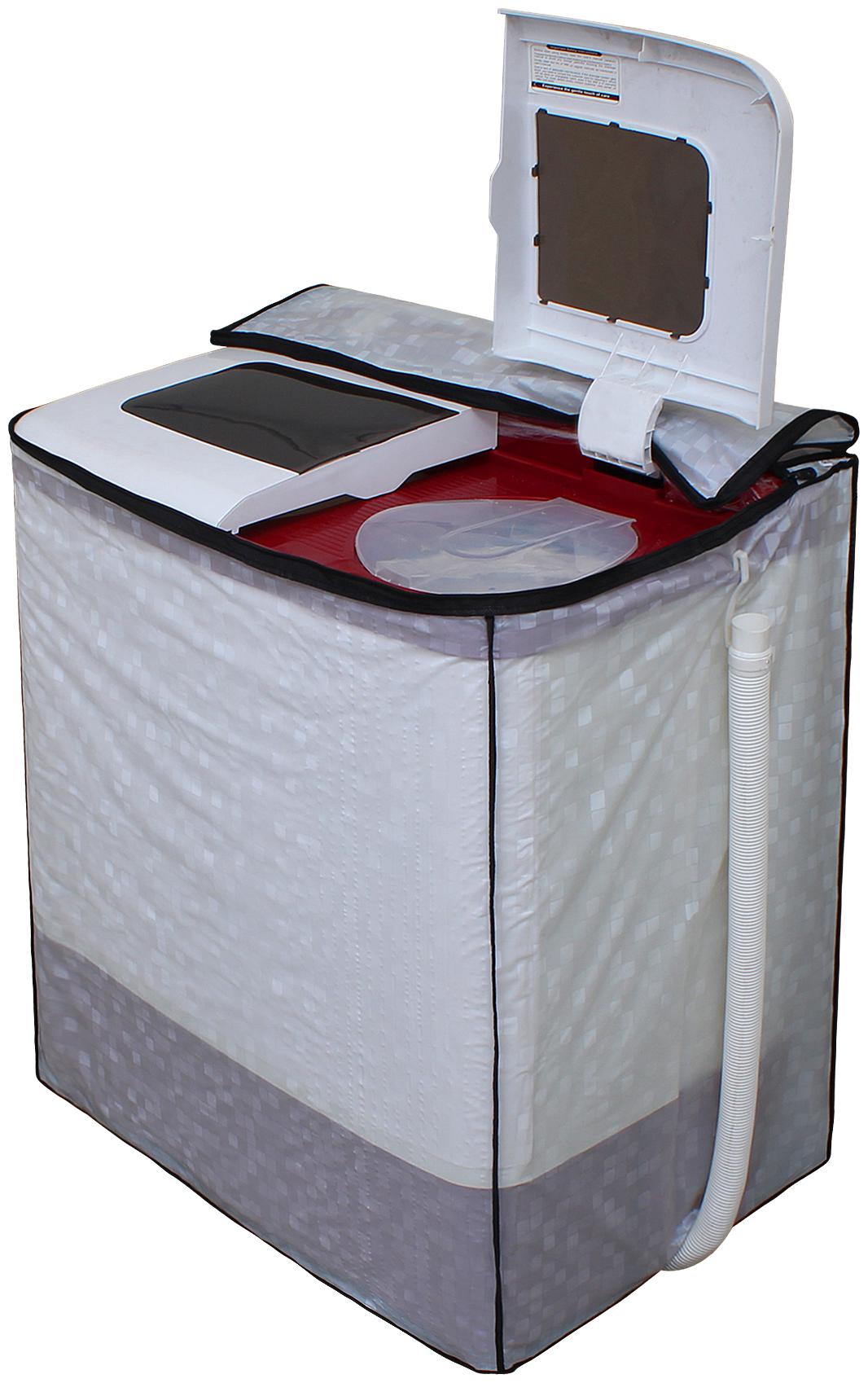Glassiano Washing Machine Cover for LG P9042R3SM Semi Automatic Top Load 8 kg Washing Machine
Glassiano Washing Machine Cover for LG P9042R3SM Semi Automatic Top Load 8 kg Washing Machine