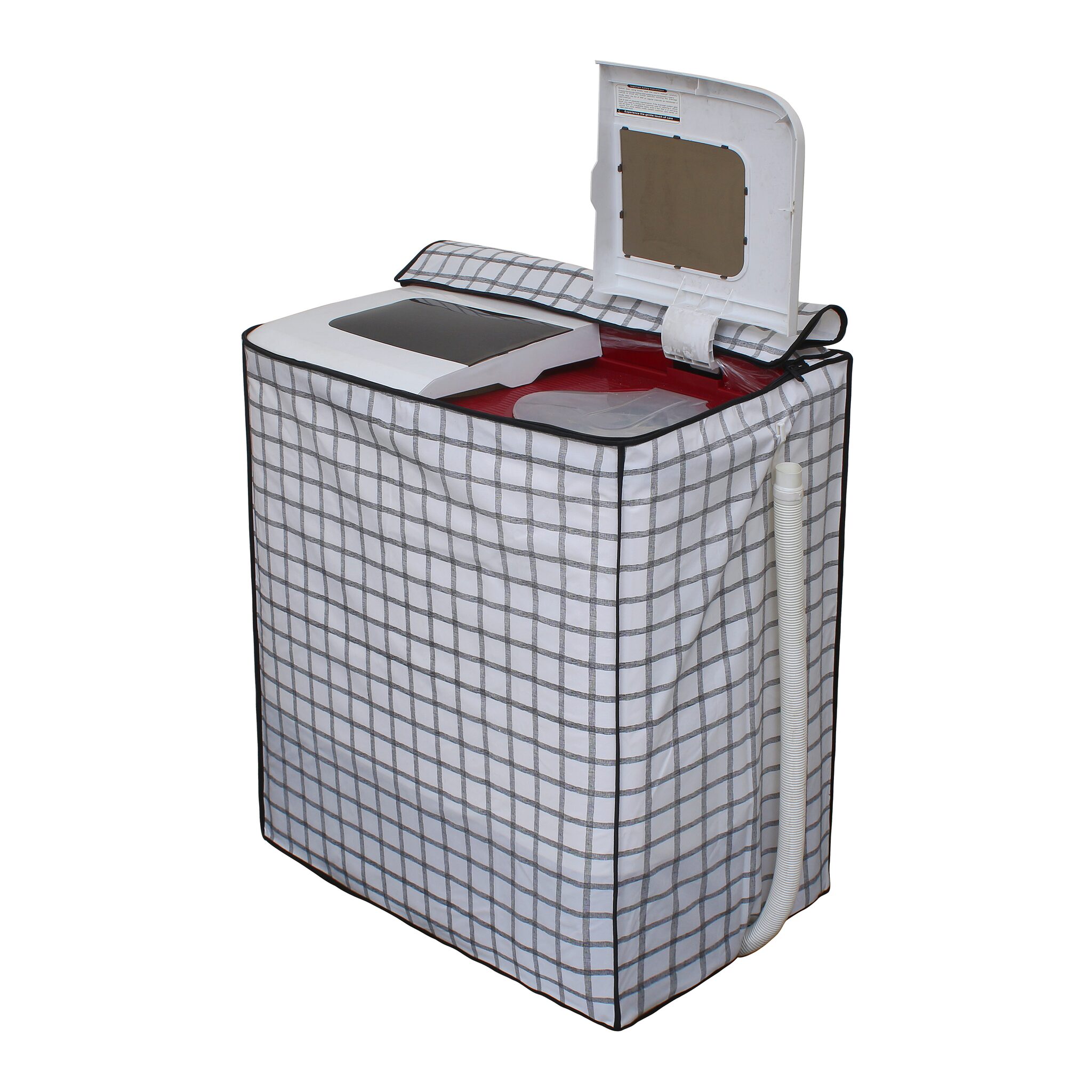 Glassiano Washing Machine Cover for LG P9039R3SM 8 kg Semi Automatic Top Load Washing Machine CAM08
Glassiano Washing Machine Cover for LG P9039R3SM 8 kg Semi Automatic Top Load Washing Machine CAM08