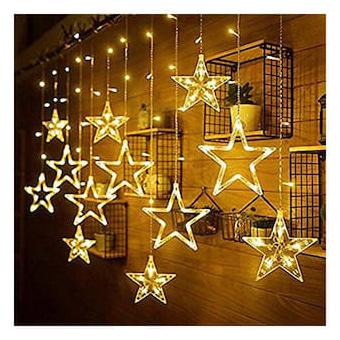 Glowtronix(IW) Decorative Star Curtain LED Light for Wedding Party Home Decor Garden Light Outdoor Indoor Wall Decorations Festivals Seasonal Decorations (12 Stars 138 LED- 2 5 m)
Glowtronix(IW) Decorative Star Curtain LED Light for Wedding Party Home Decor Garden Light Outdoor Indoor Wall Decorations Festivals Seasonal Decorations (12 Stars 138 LED- 2 5 m)
