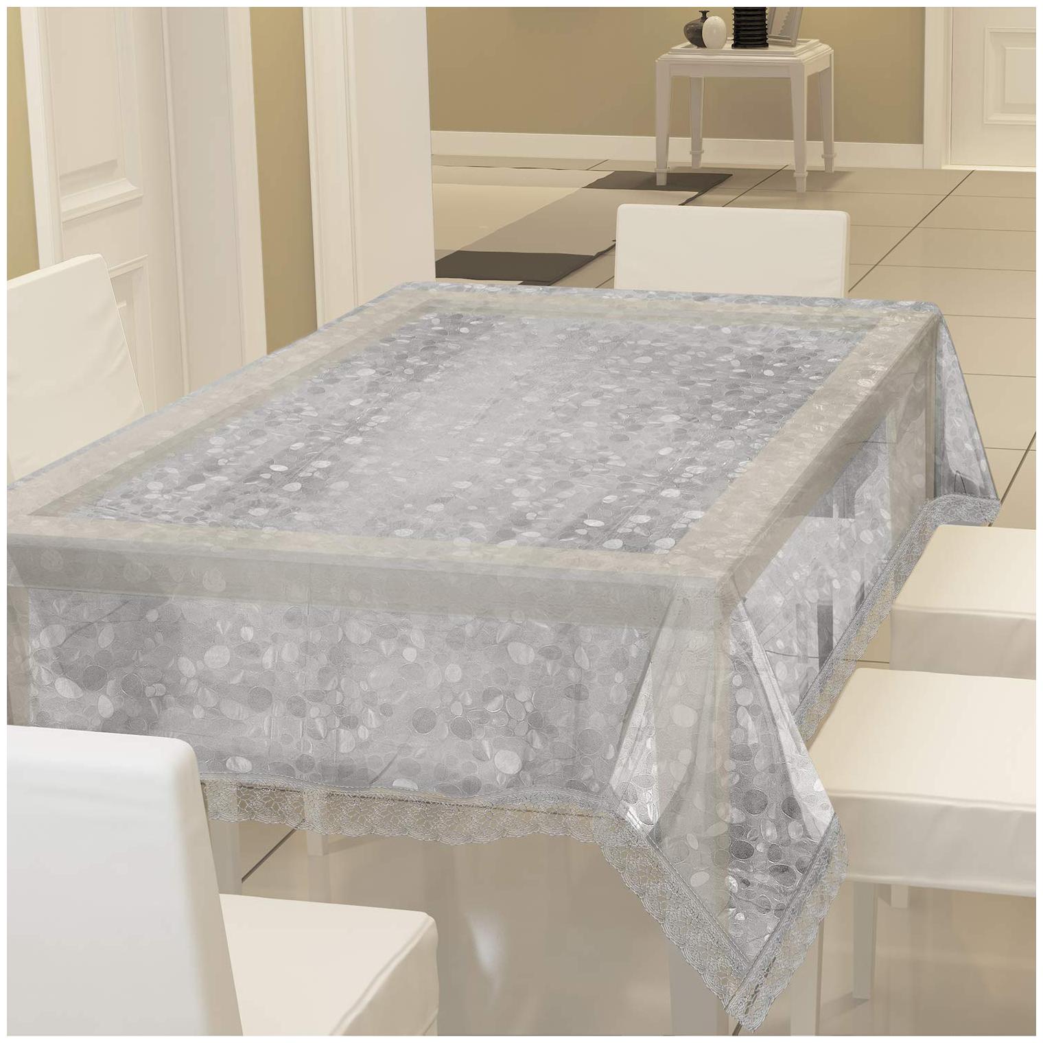 Goel Home Decor Weaves kuber PVC Dining Table Cover Tablecloth Waterproof Protector 6-8 Seater 60 X 90 inch Rectangle with White lace
Goel Home Decor Weaves kuber PVC Dining Table Cover Tablecloth Waterproof Protector 6-8 Seater 60 X 90 inch Rectangle with White lace