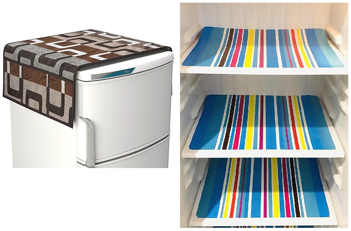 Goel Home Decor decorative quality combo of Fridge Cover and Fridge Mats-Set of 4
Goel Home Decor decorative quality combo of Fridge Cover and Fridge Mats-Set of 4