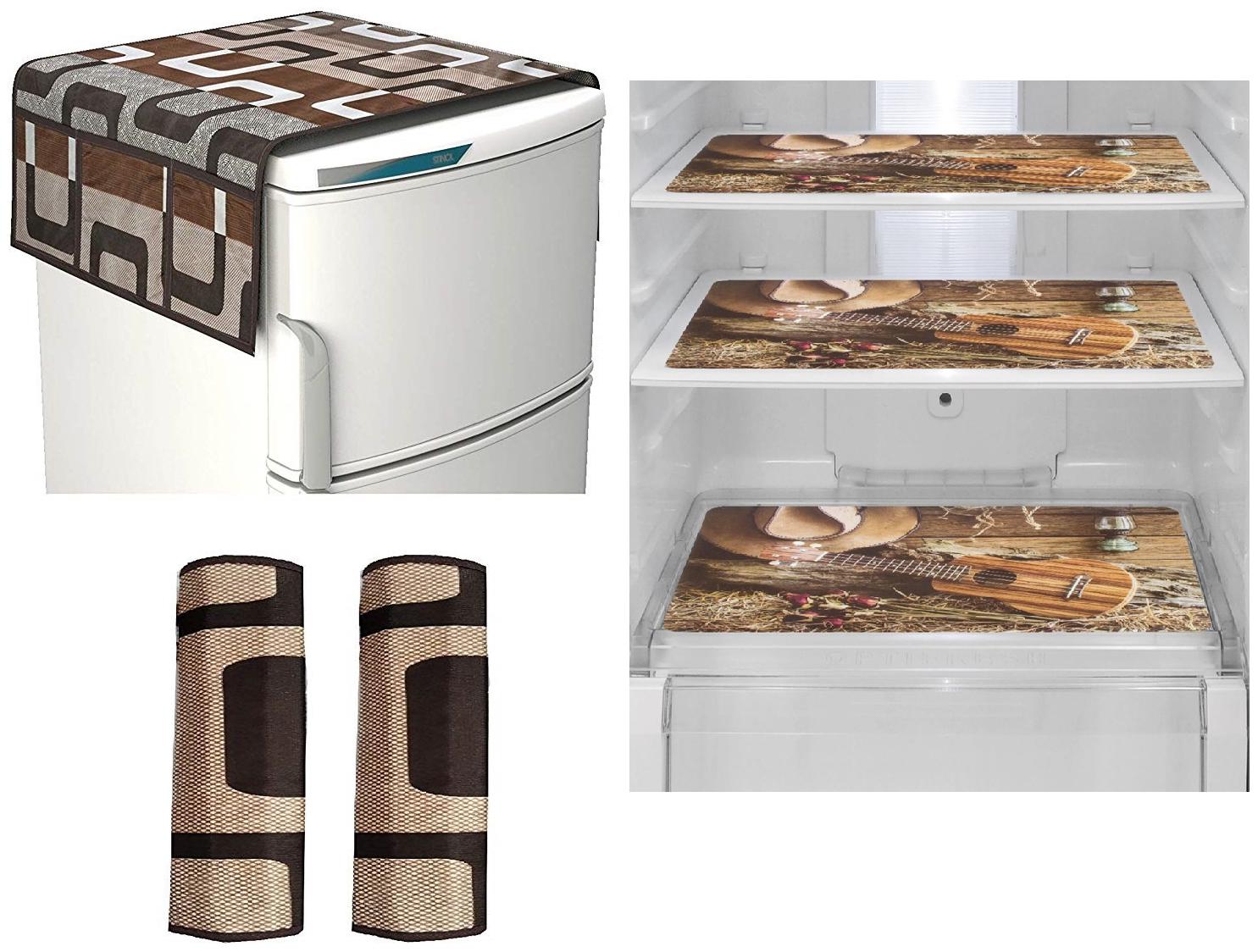 Goel Home Decor Premium Quality Fridge Top Cover Fridge Handle Covers Fridge Mats-Set of 6
Goel Home Decor Premium Quality Fridge Top Cover Fridge Handle Covers Fridge Mats-Set of 6