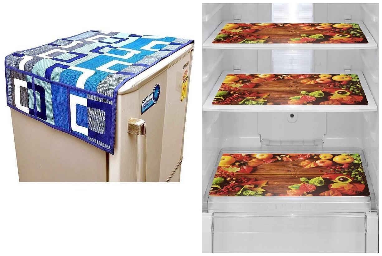 Goel Home Decor decorative quality combo of Fridge Cover and Fridge Mats-Set of 4
Goel Home Decor decorative quality combo of Fridge Cover and Fridge Mats-Set of 4