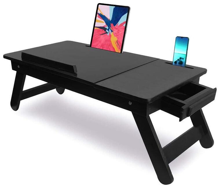 Gorevizon Foldable Study Laptop Table with Tablet Mobile Stand (Double Mobile Holder) (Black)
Gorevizon Foldable Study Laptop Table with Tablet Mobile Stand (Double Mobile Holder) (Black)