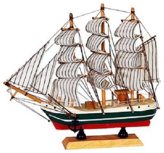 GREENTOUCH CRAFTS Decorative Sailing Ship Showpiece - 18 cm (Wood Paper Multicolor)
GREENTOUCH CRAFTS Decorative Sailing Ship Showpiece - 18 cm (Wood Paper Multicolor)