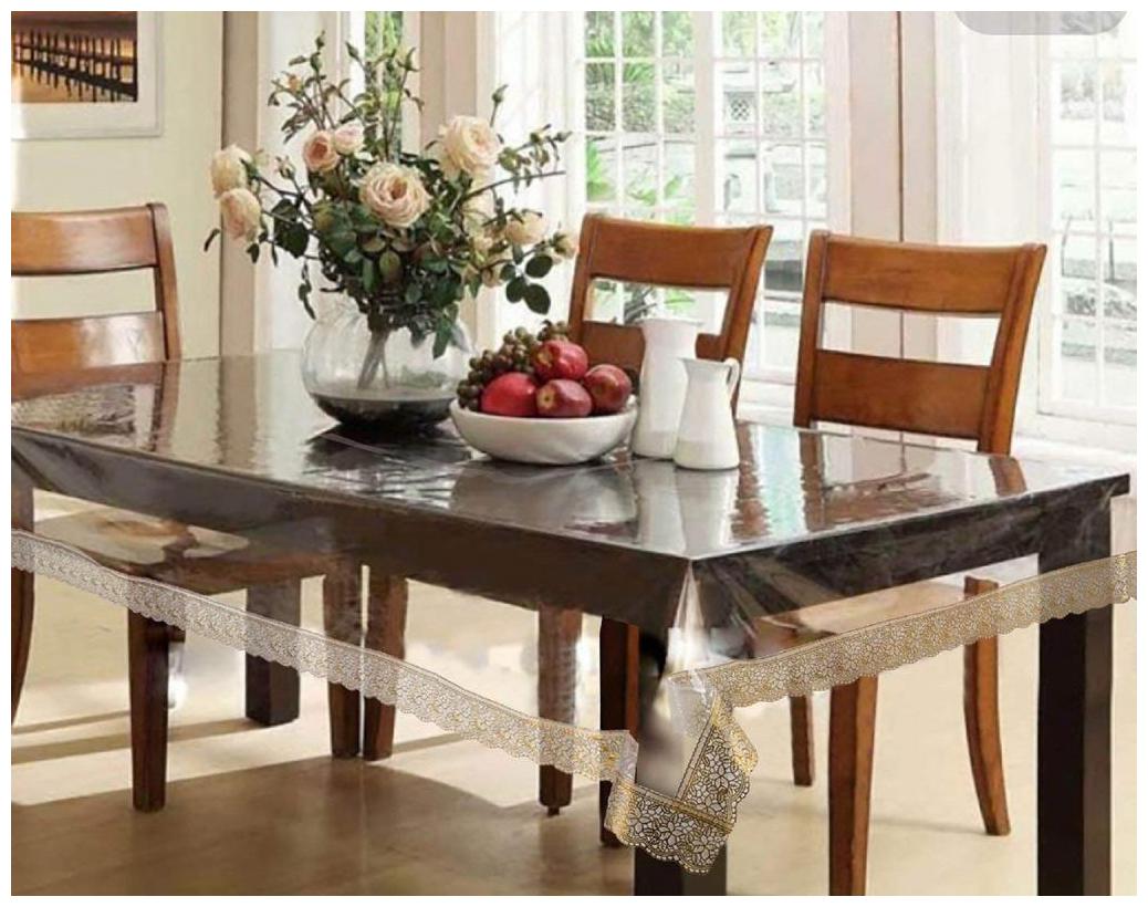 HANBOK PVC Transparent dinning table cover with golden border 152 4x228 6 (60x90 inch)
HANBOK PVC Transparent dinning table cover with golden border 152 4x228 6 (60x90 inch)