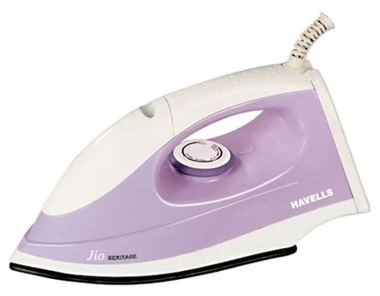 Havells Jio Heritage 1000 W Dry Iron (Purple) 
Havells Jio Heritage 1000 W Dry Iron (Purple)