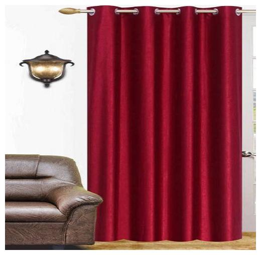 HOME ACCENTS Polyester Door Room Darkening Maroon Regular Curtain ( Eyelet Closure Plain )
HOME ACCENTS Polyester Door Room Darkening Maroon Regular Curtain ( Eyelet Closure Plain )
