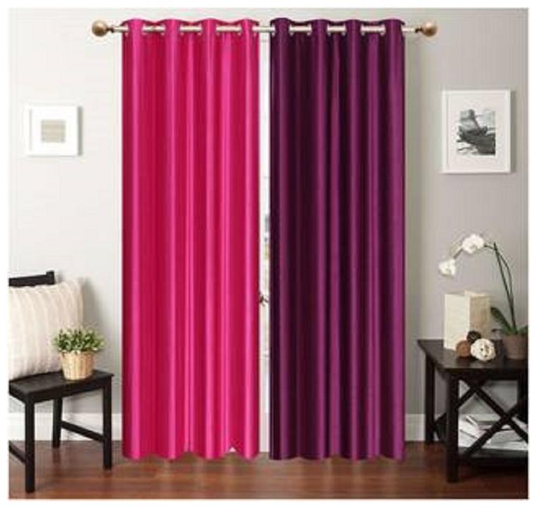 HOME ACCENTS EYELET POLYSTER PLAIN DOOR CURTAINS 4 7 ft (SET OF 2 pcs PINK MAGENTA)
HOME ACCENTS EYELET POLYSTER PLAIN DOOR CURTAINS 4 7 ft (SET OF 2 pcs PINK MAGENTA)