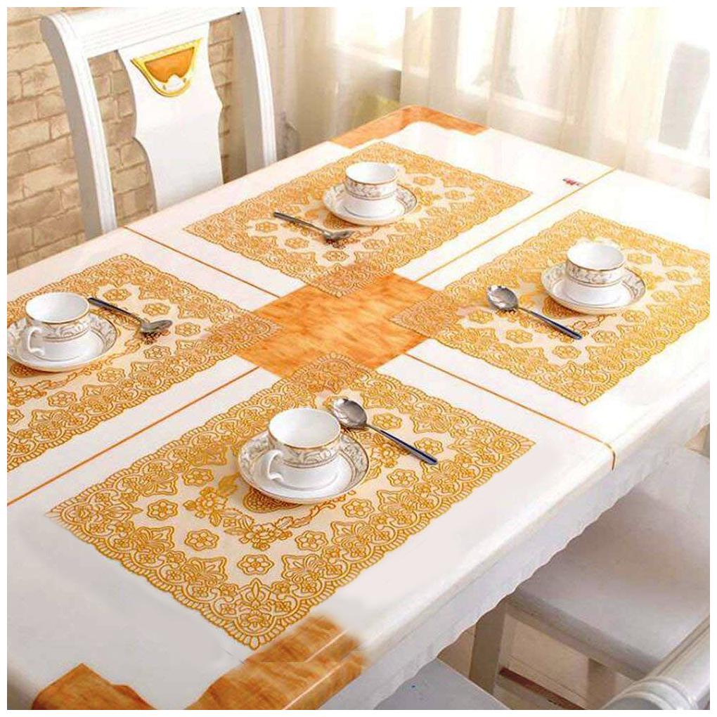 Home CrownTM Premium Quality placemats for Dining Table Set of 4 - Golden Color
Home CrownTM Premium Quality placemats for Dining Table Set of 4 - Golden Color