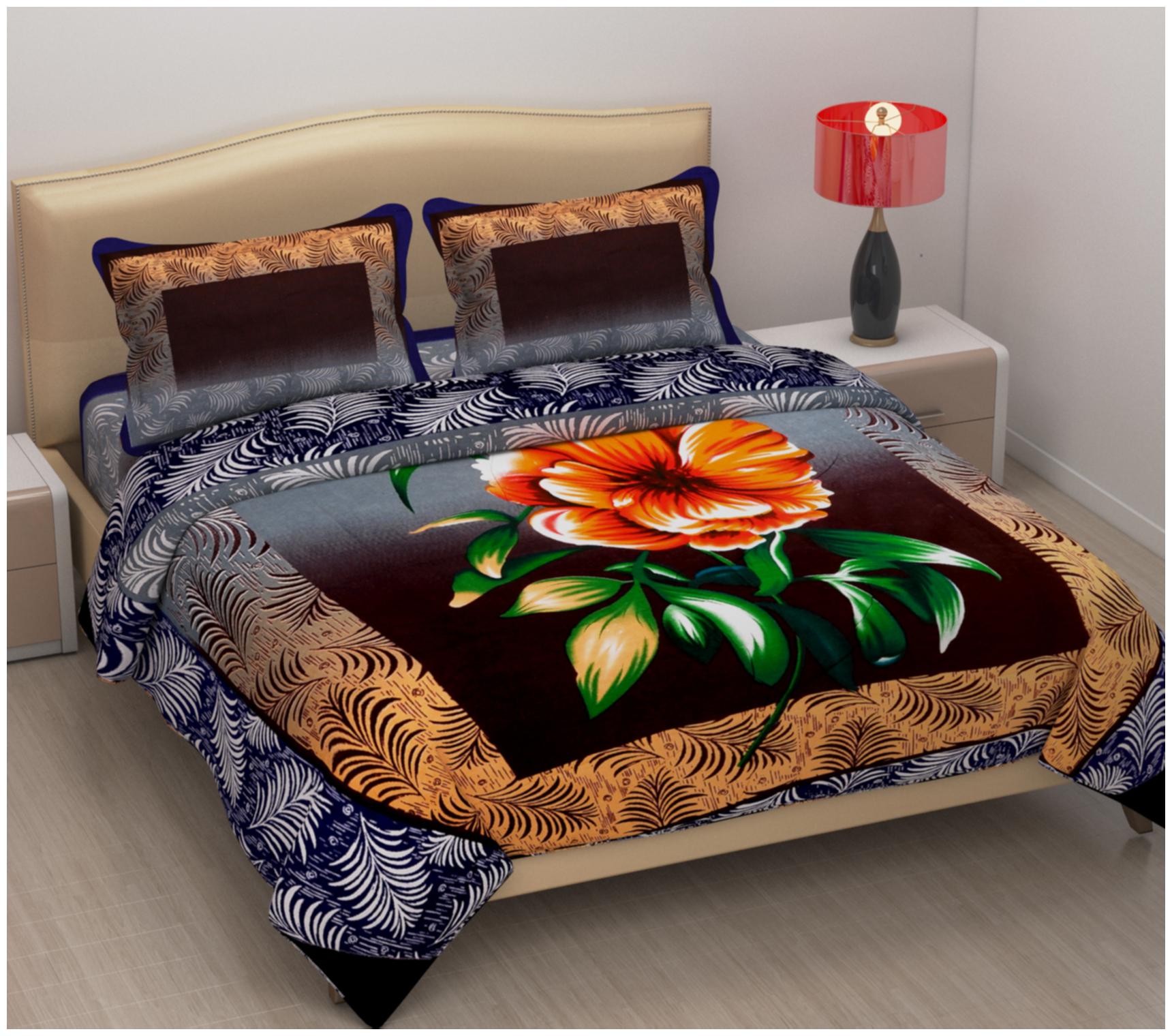 home solution Cotton Floral Double Size Bedsheet 190 TC ( 1 Bedsheet With 2 Pillow Covers Multi )
home solution Cotton Floral Double Size Bedsheet 190 TC ( 1 Bedsheet With 2 Pillow Covers Multi )