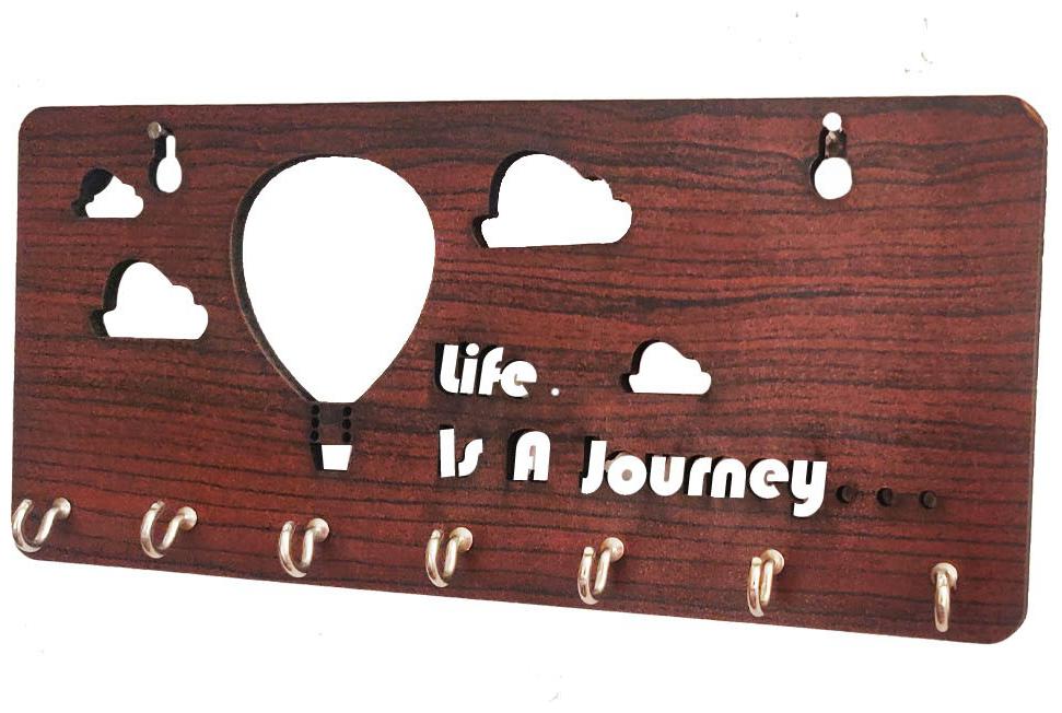 Home Sparkle Wooden Key Holder For Office Home Living Room With 7 Key Hooks (Brown)
Home Sparkle Wooden Key Holder For Office Home Living Room With 7 Key Hooks (Brown)