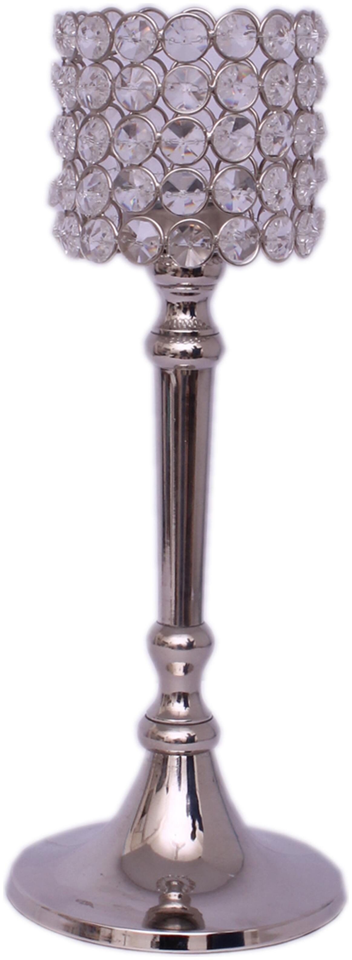 Home Sparkle Glass Silver Tea light holder 
Home Sparkle Glass Silver Tea light holder