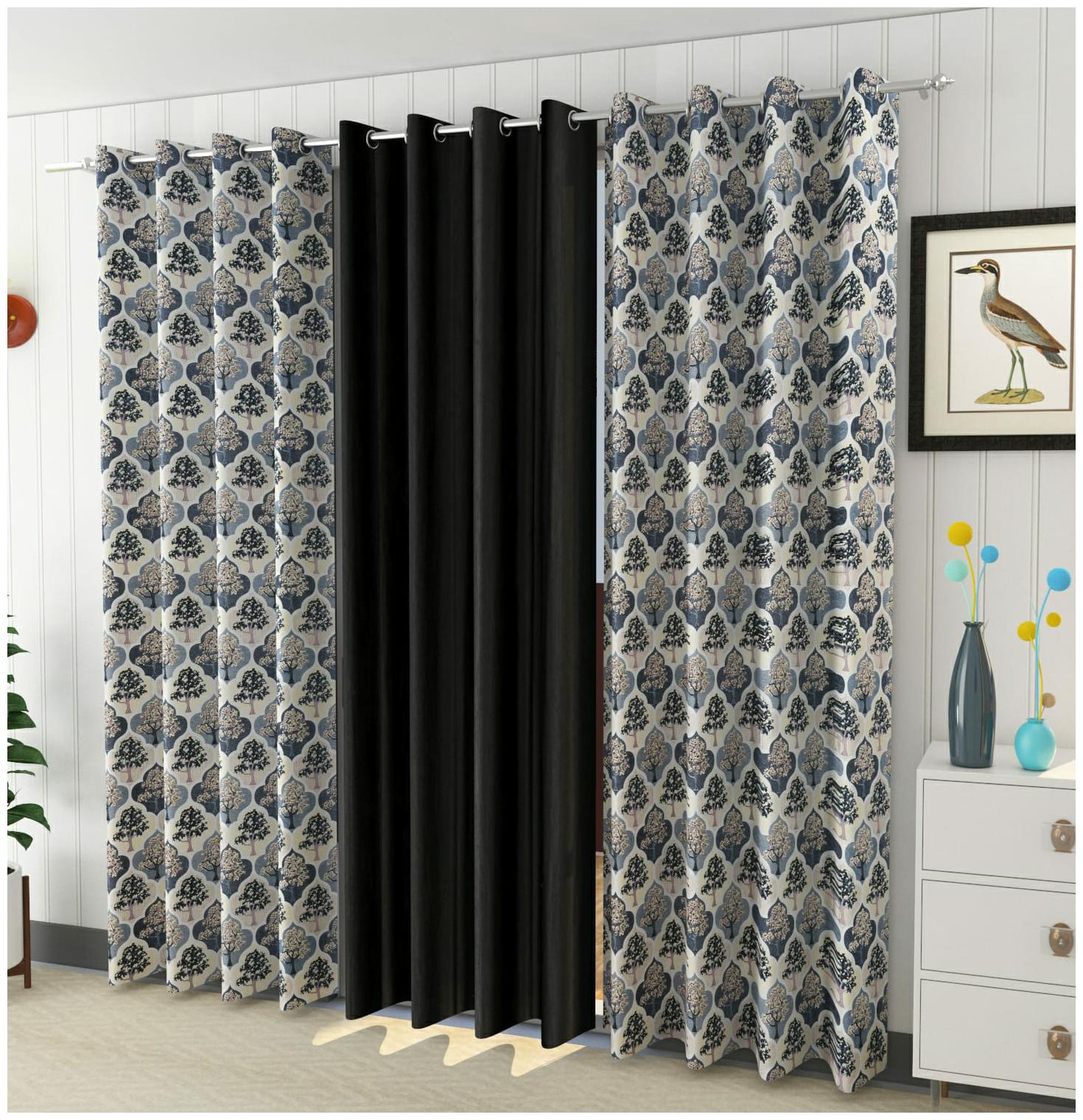 HOMECRUST Polyester Long Door Semi Transparent Grey Regular Curtain ( Eyelet Closure Printed )
HOMECRUST Polyester Long Door Semi Transparent Grey Regular Curtain ( Eyelet Closure Printed )
