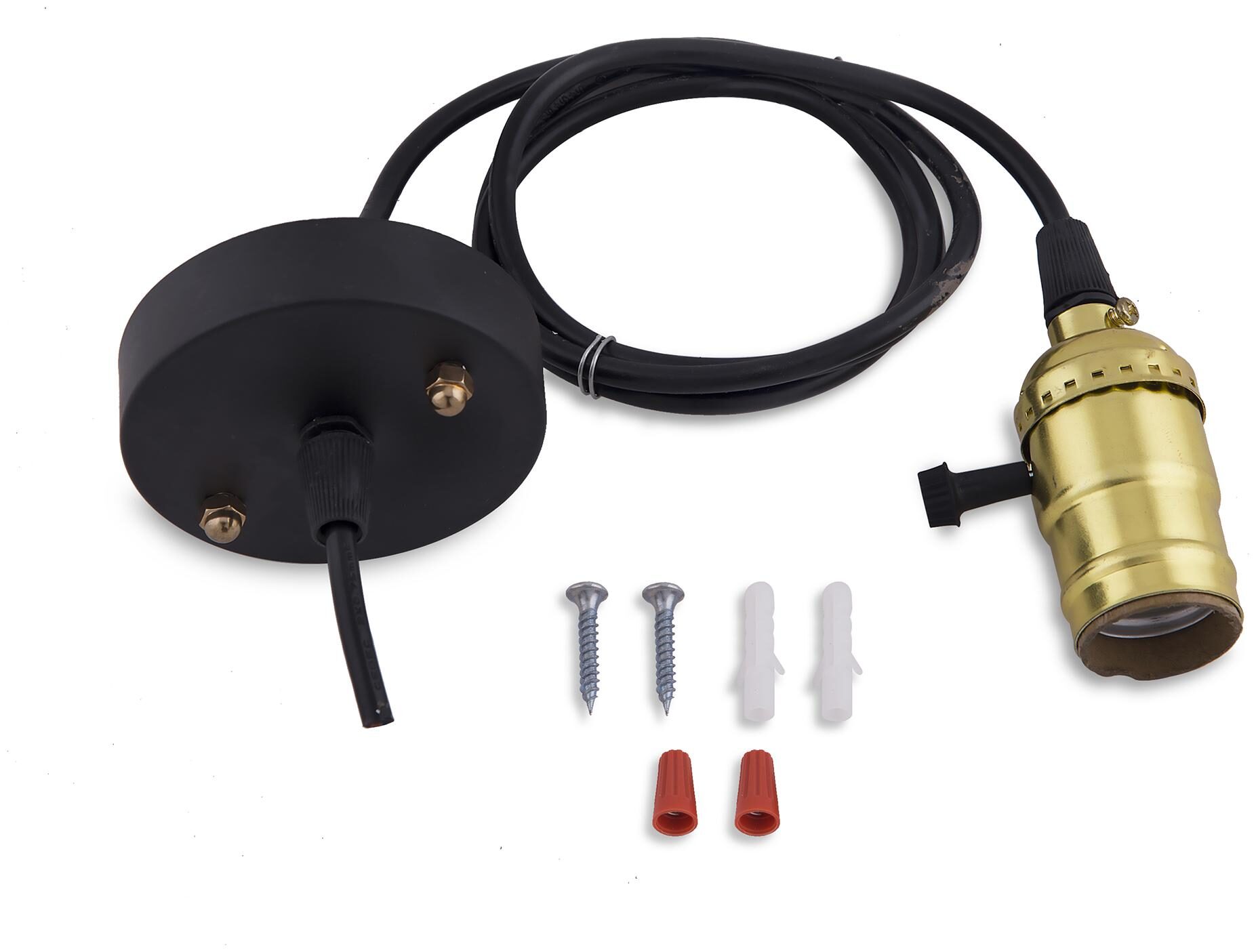 Homesake Edison Filaments bulb holder Hanging E27 (Brass Finish) with switch Retro Industrial
Homesake Edison Filaments bulb holder Hanging E27 (Brass Finish) with switch Retro Industrial