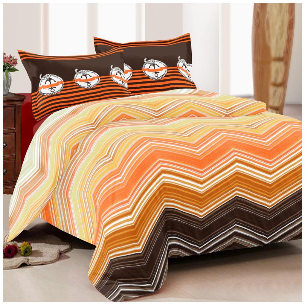 HOMEZY Cotton Geometric King Size Bedsheet ( 1 Bedsheet With 2 Pillow Covers Yellow )
HOMEZY Cotton Geometric King Size Bedsheet ( 1 Bedsheet With 2 Pillow Covers Yellow )