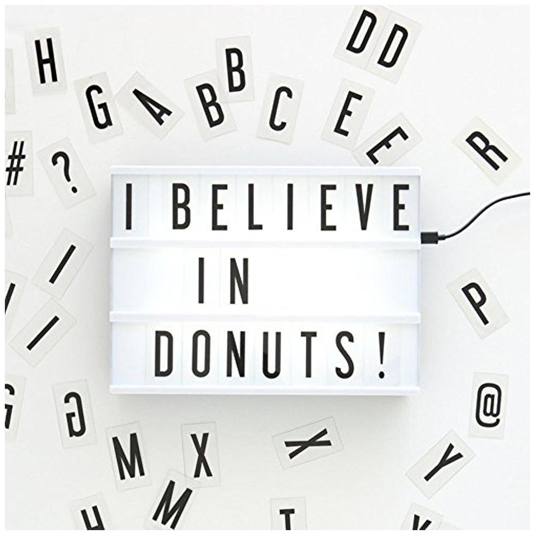 House of Quirk Cinema Light Box with 96 Letters and Symbols - DIY Cinematic LED Light Box Free Combination (A4 size 96pcs Signs) (A4-1)
House of Quirk Cinema Light Box with 96 Letters and Symbols - DIY Cinematic LED Light Box Free Combination (A4 size 96pcs Signs) (A4-1)
